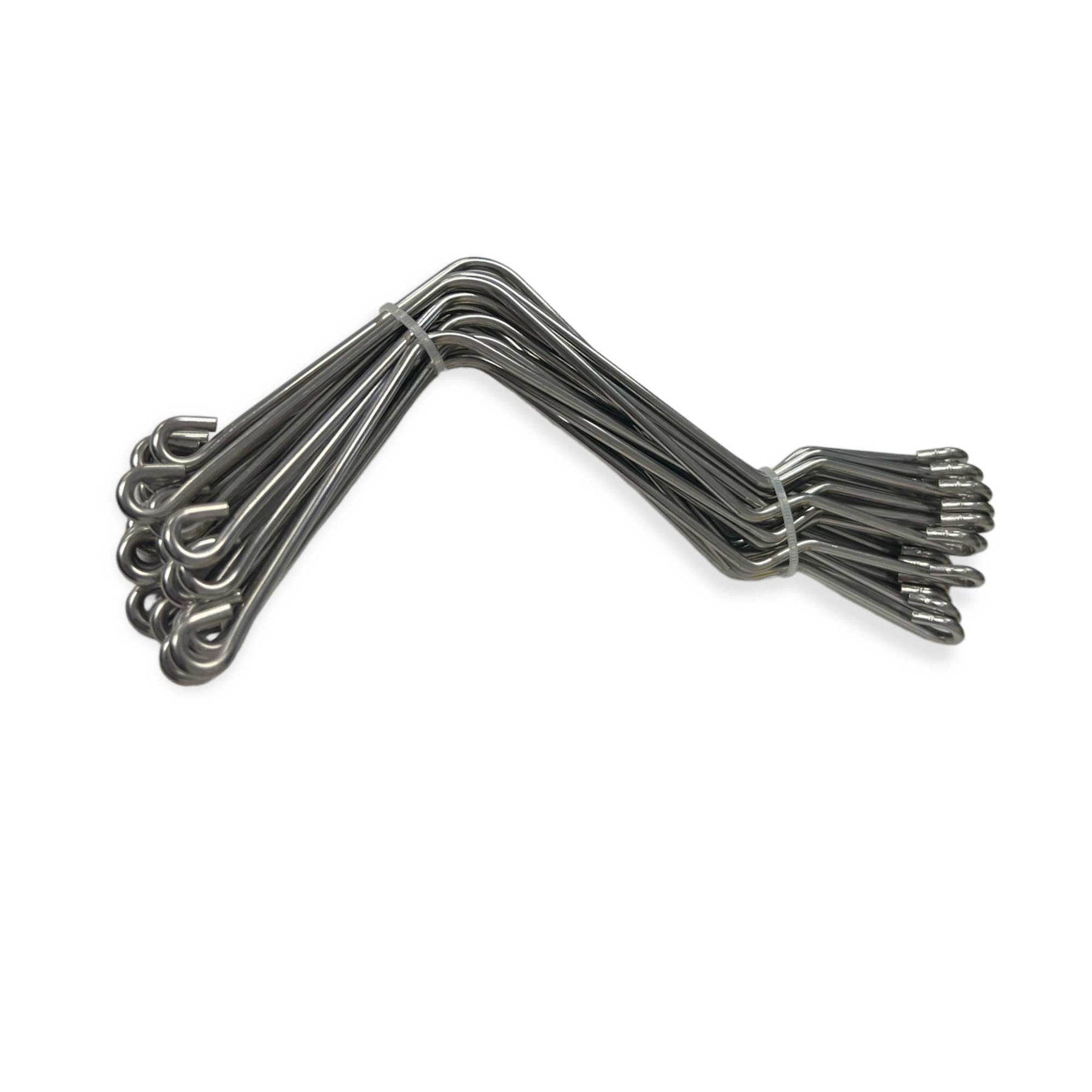 Stainless Steel Hive Clips 20 Pack, Easy Install Beekeeping Accessories 18.2cm - SuperSaverAU - view 1