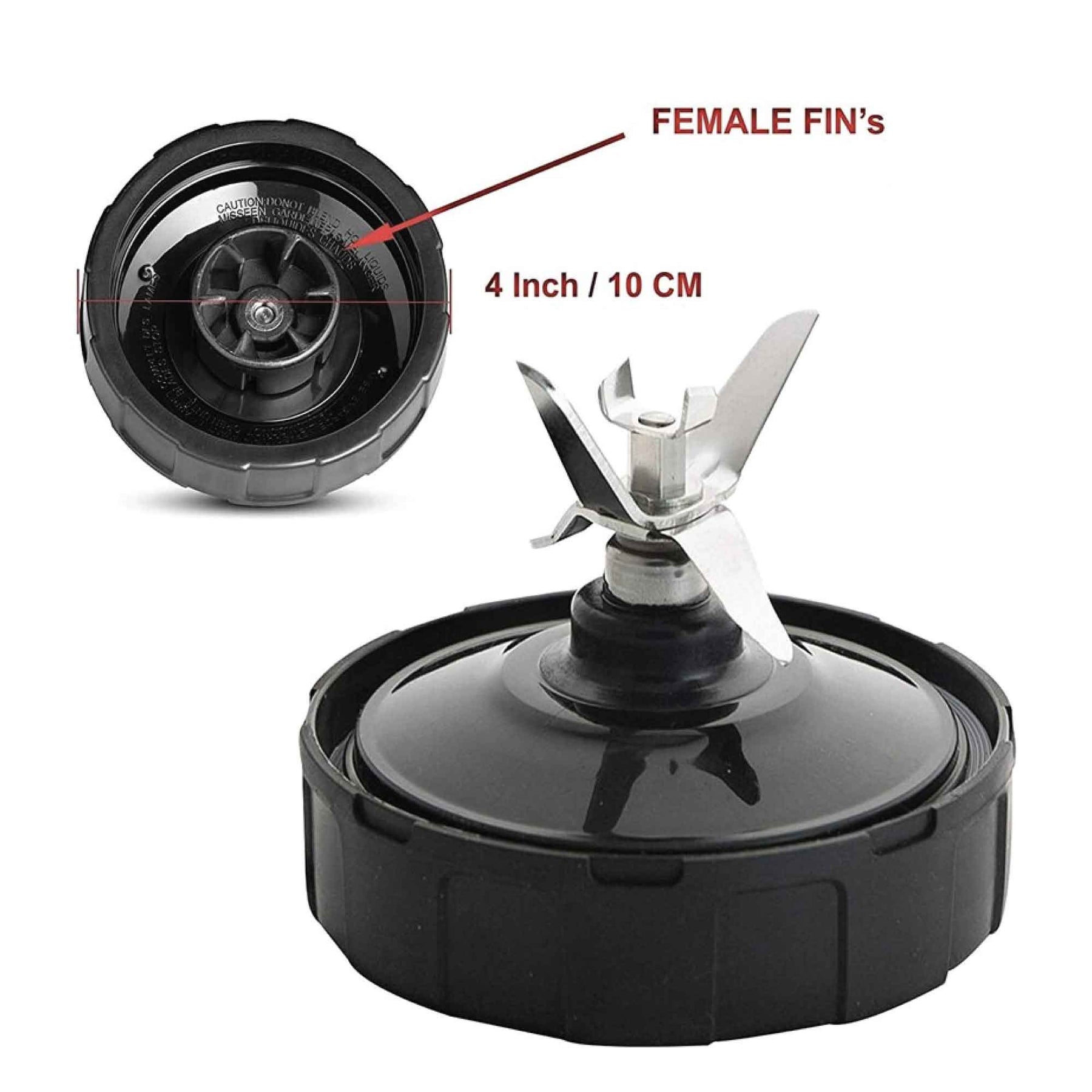 Premium Nutri Ninja 6 Fin Female Extractor Blade Replacement