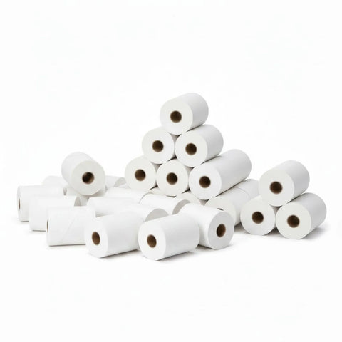 200x Thermal Paper Rolls 57x38mm - 9.5m Length for Cash Registers