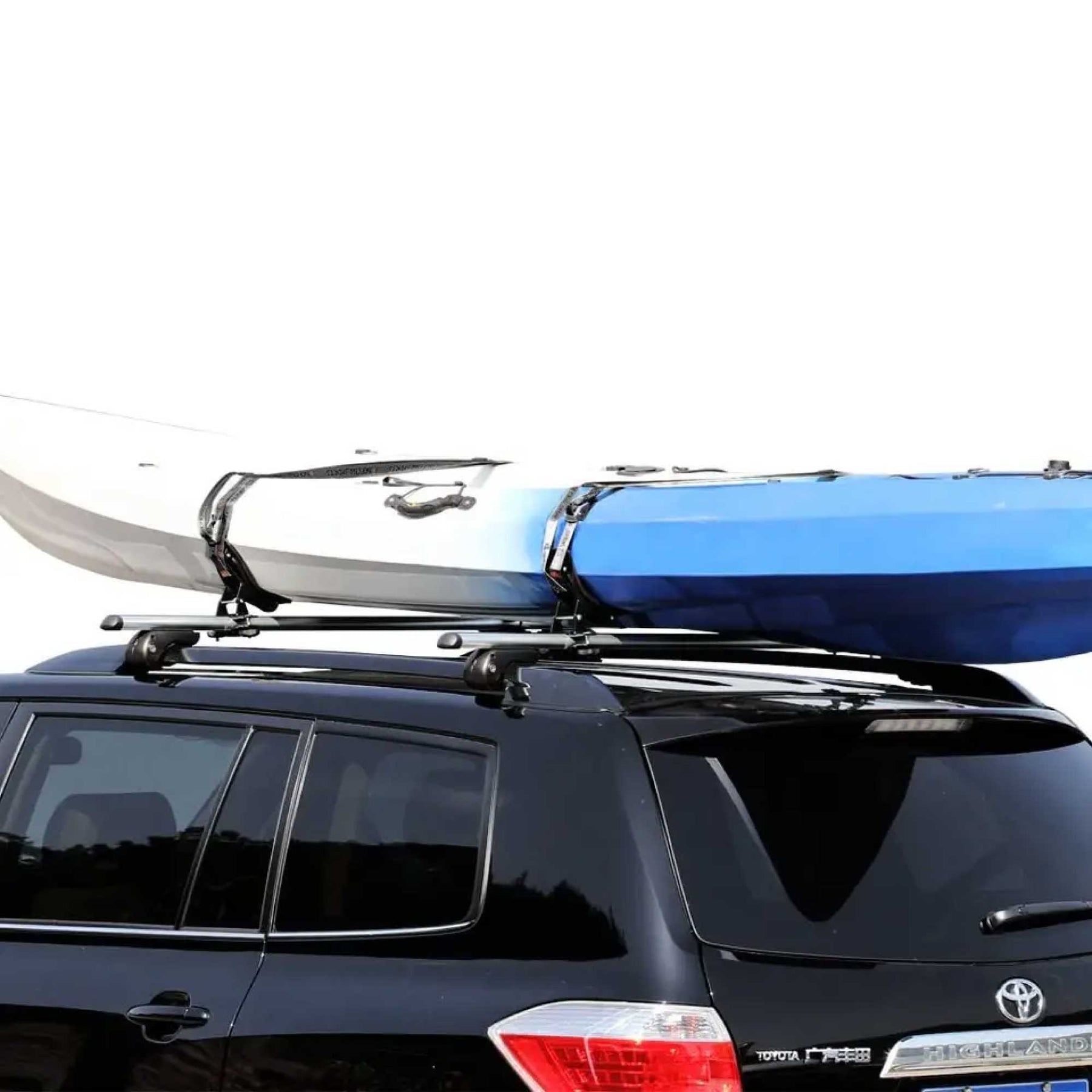 Universal Kayak Roof Rack - 75kg Capacity, 180° Rotation, Fits Most Racks - SuperSaverAU - view 2