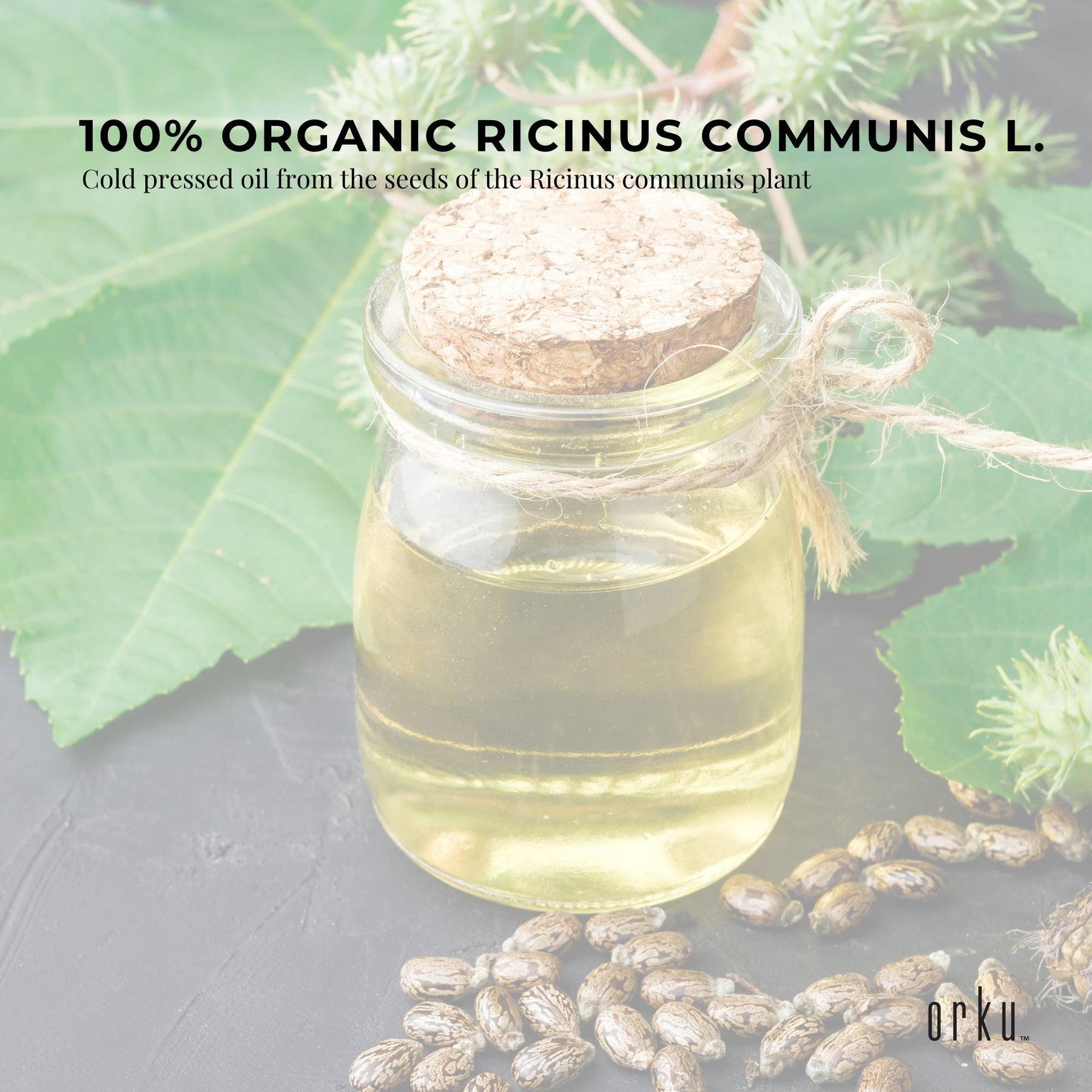 Orku 5L Organic Castor Oil - Hexane Free, Cold Pressed, Rich in Antioxidants - SuperSaverAU - view 3