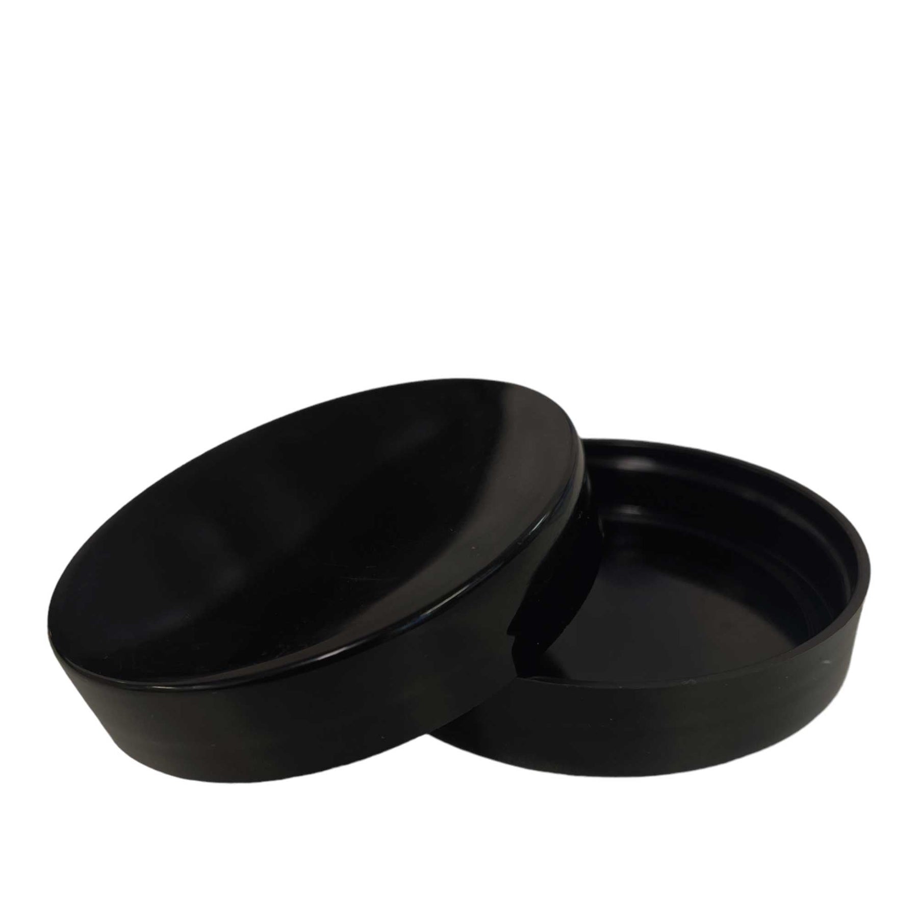 250g White PET Cosmetic Jar with Black Lid - 5 Pack for Creams & Makeup - SuperSaverAU - view 2
