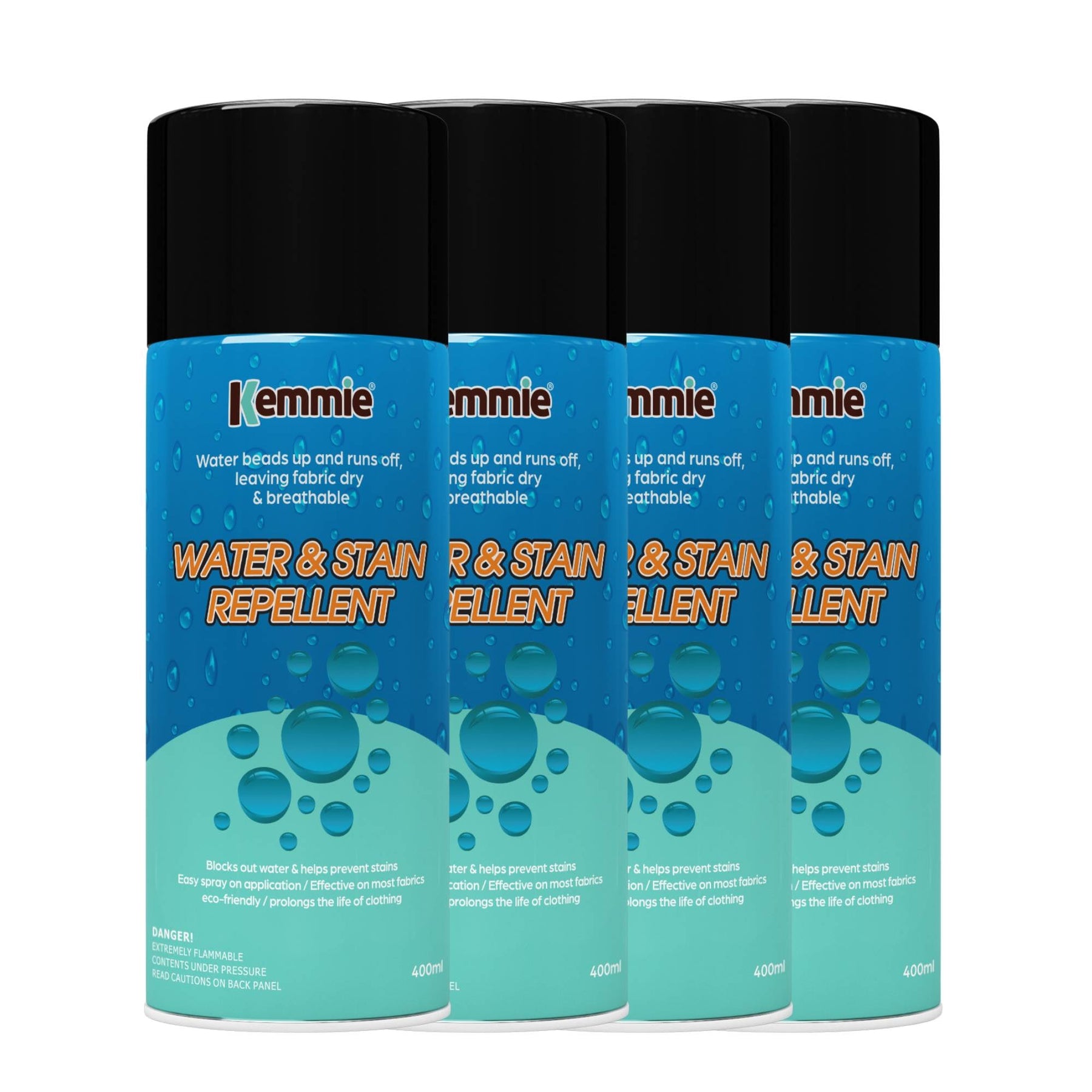 4x 212g Water Proof Stain Repellent - Hydrophobic Protective Spray - Fabrics Hats - SuperSaverAU - view 1