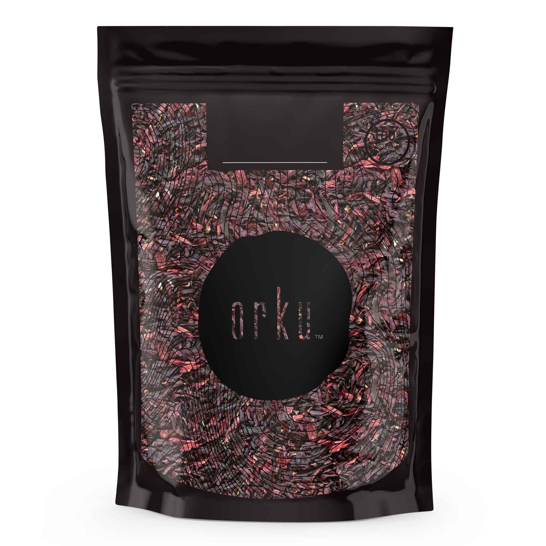 100g Organic Hibiscus Rosella Flower Crushed - Dried Herbal Tea Supplement - SuperSaverAU - view 1