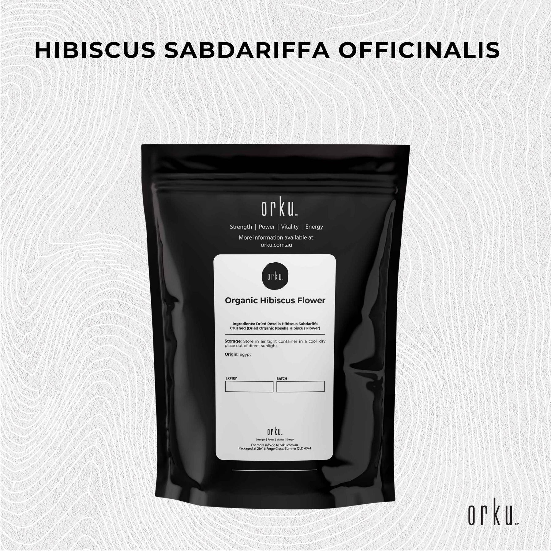 400g Organic Hibiscus Rosella Flower Crushed - Dried Herbal Tea Supplement - SuperSaverAU - view 4