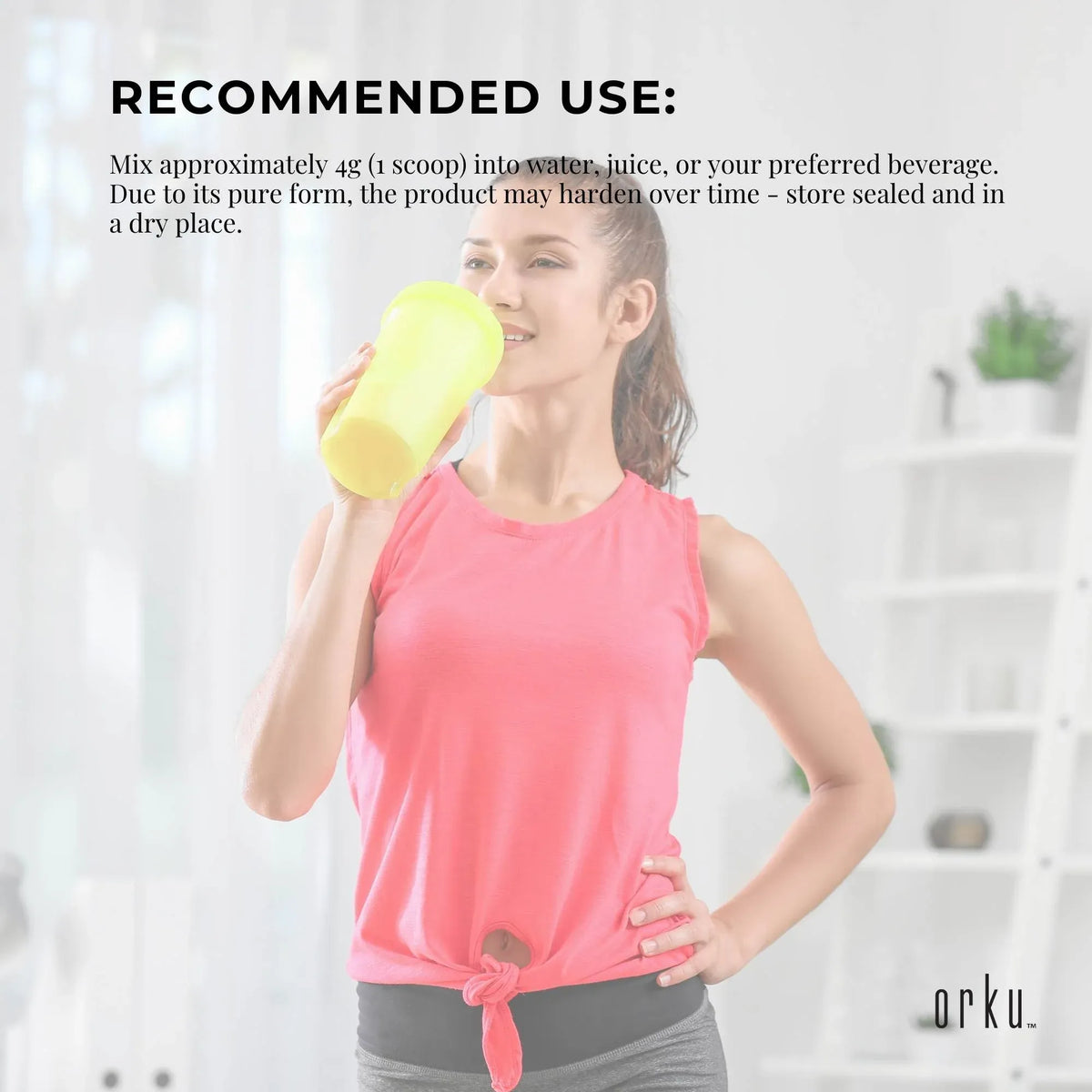 Orku L-Citrulline Powder 100g - 100% Pure Amino Acid for Active Lifestyle