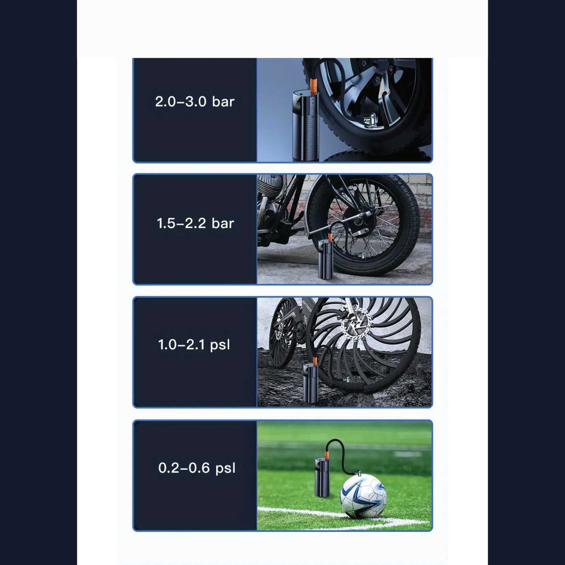 Social Hike NP46 Rechargeable Portable Tyre Inflator