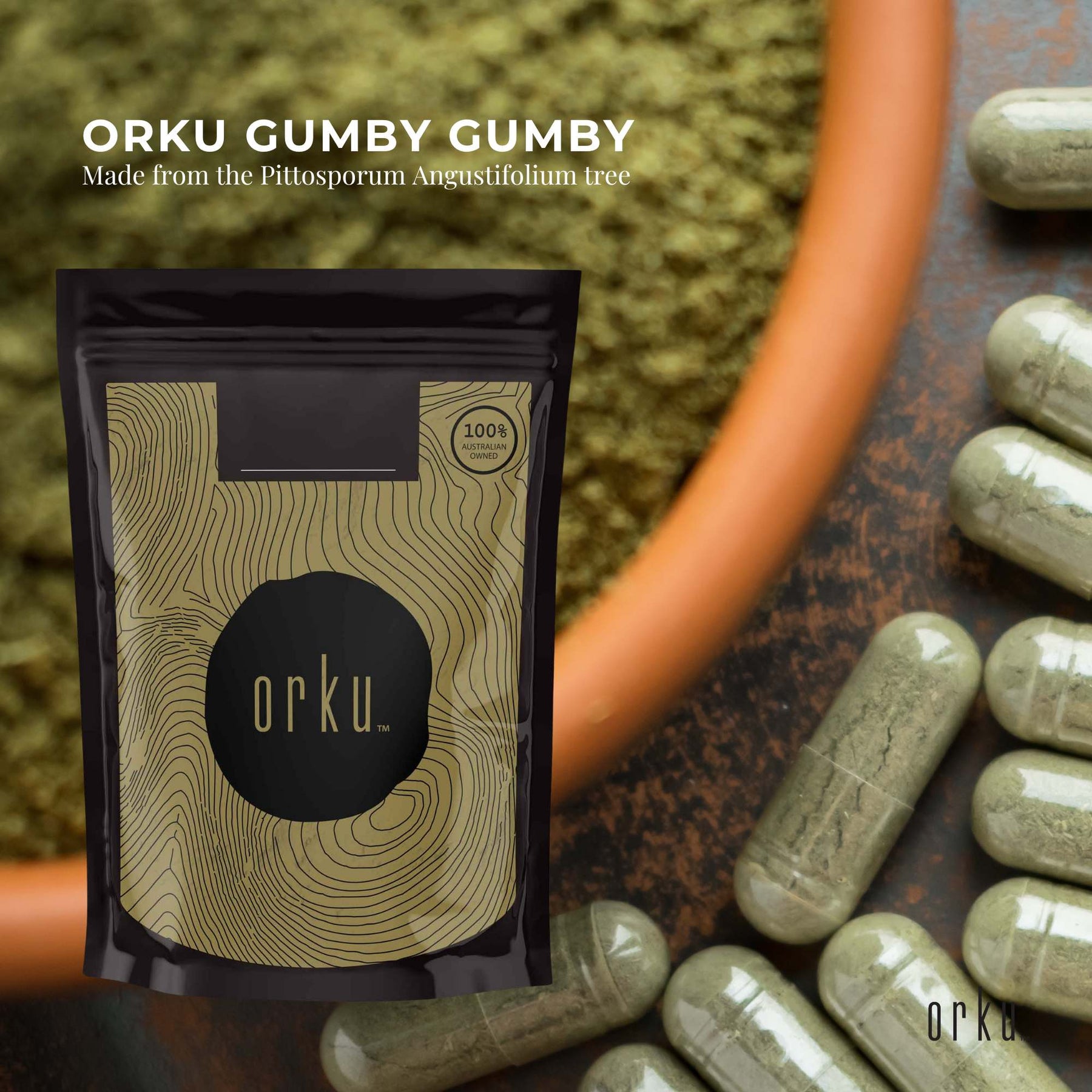 2Kg Gumby Gumby Pure Powder - Gumbi Aboriginal Plant Pittosporum Angustifolum - SuperSaverAU - view 2