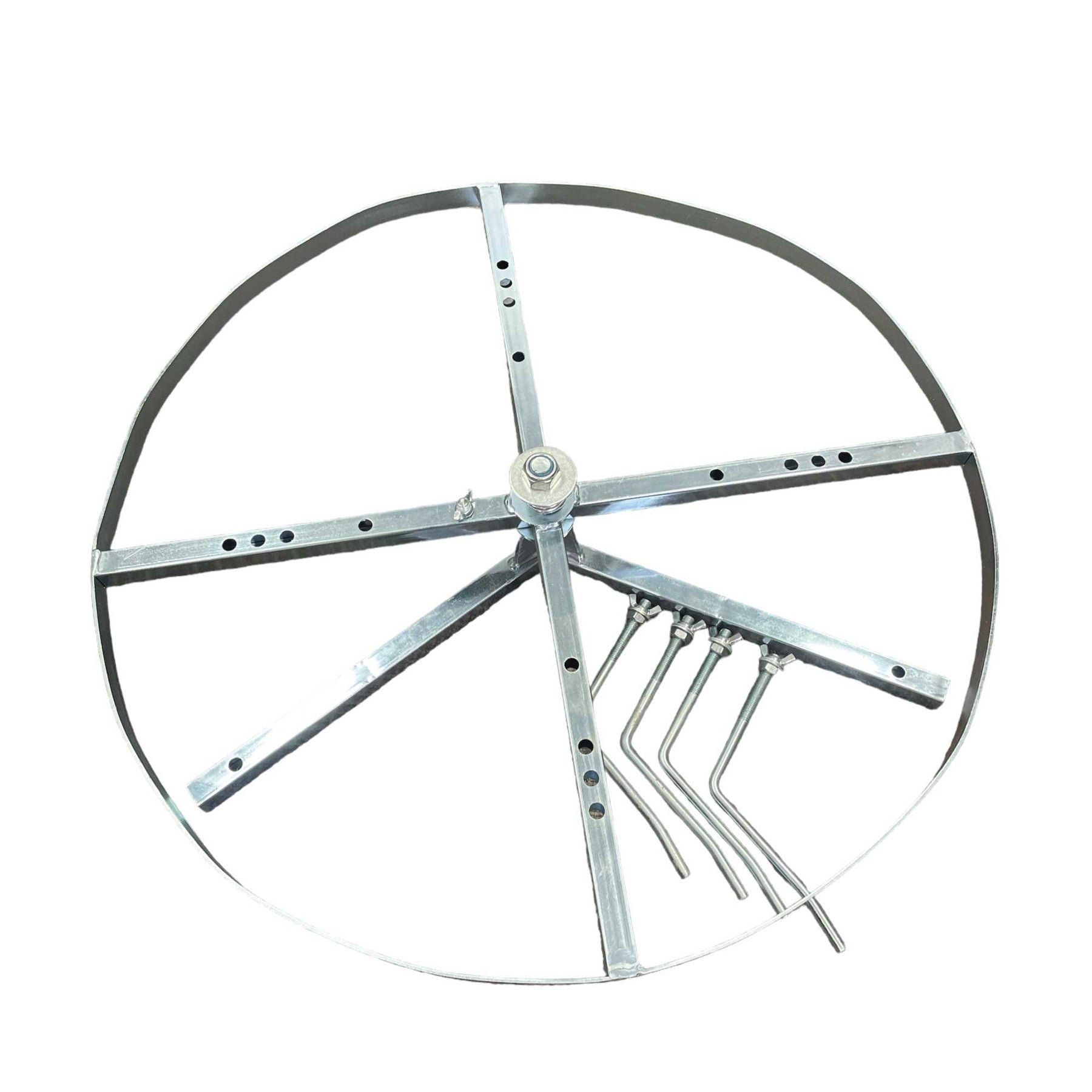 Tooleroo Wire Spinner Dispenser Reel - 1500m Capacity, Zinc Plated, Adjustable Arms - SuperSaverAU - view 5