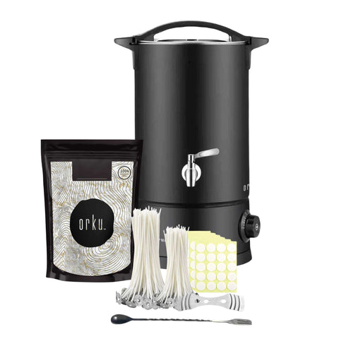 Candle Making Kit - 10L Wax Melting Heater, 400g Soy Wax Flakes, Wicks - SuperSaverAU - view 1