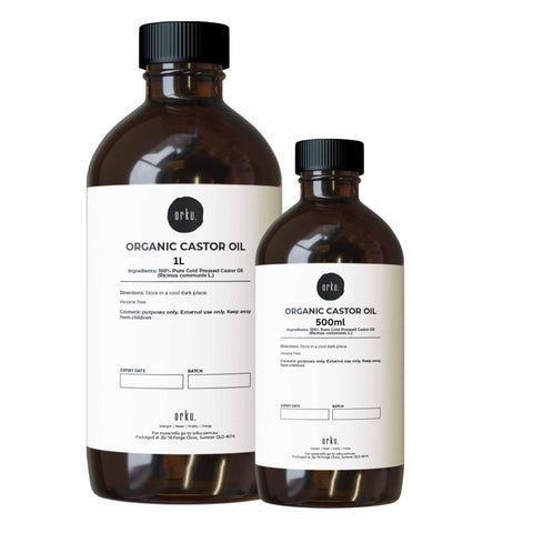 Orku Organic Castor Oil 1.5L - Hexane Free, Cold Pressed, Rich in Antioxidants - SuperSaverAU - view 1