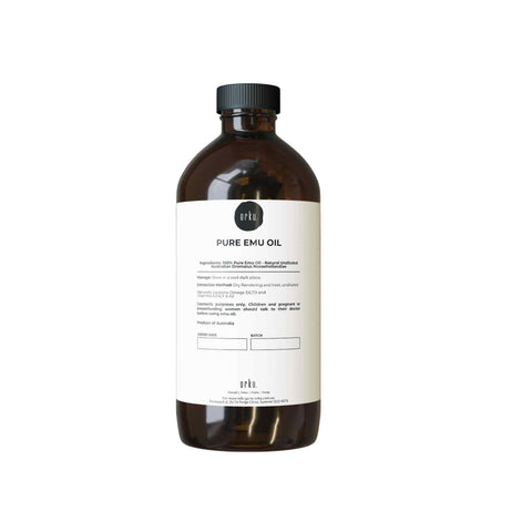 Orku 1L Pure Emu Oil - Natural Undiluted Australian Dromaius Novaehollandiae - SuperSaverAU - view 1