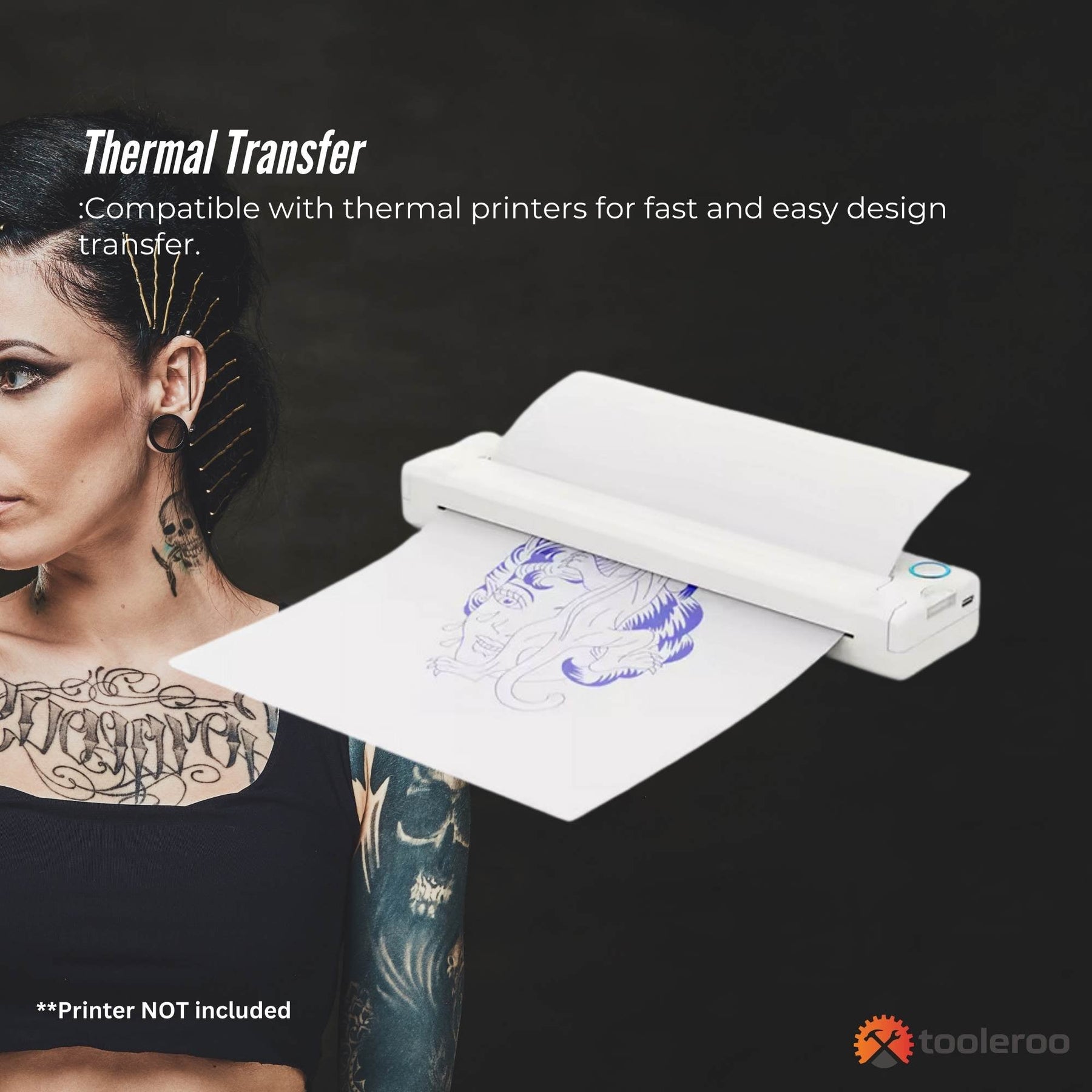 Tooleroo A4 Tattoo Thermal Stencil Paper - 50 Sheets, 4-Layer Construction - SuperSaverAU - view 4