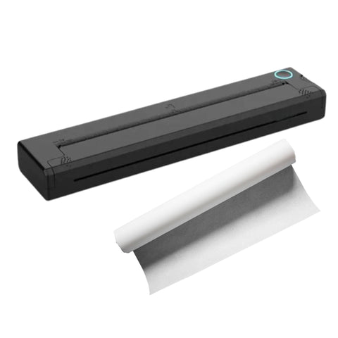 Tooleroo Portable A4 Thermal Printer Black + Paper Kit - Wireless and Inkless - SuperSaverAU - view 1