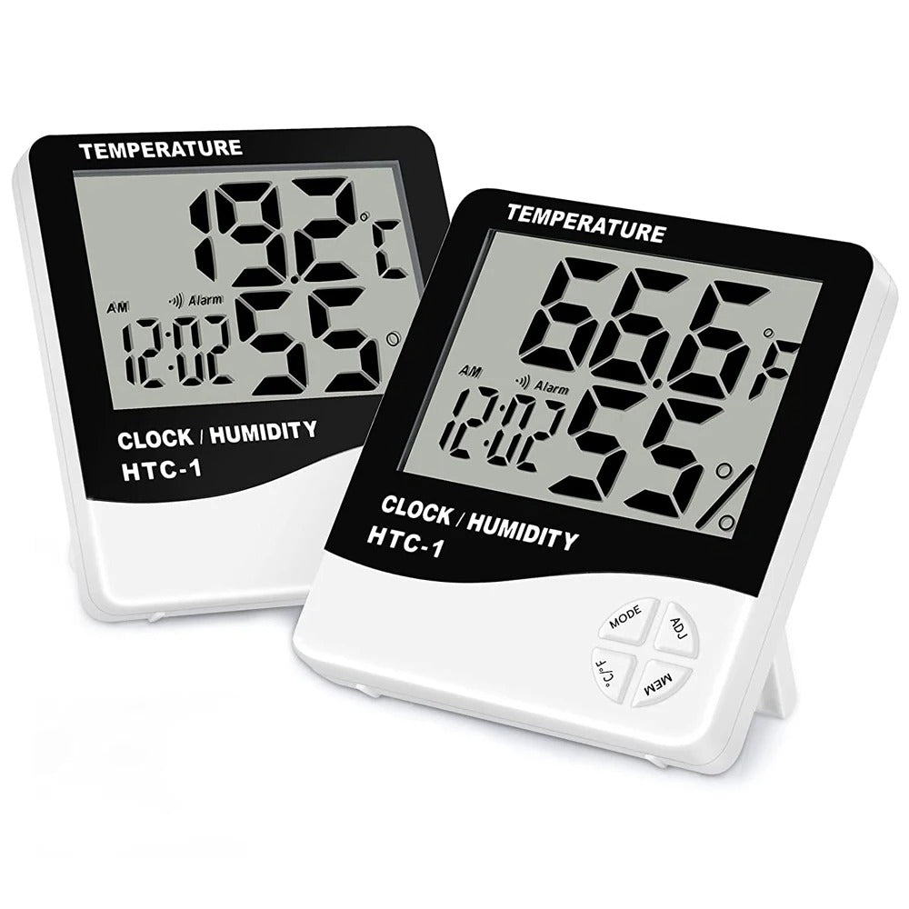 Miosh Indoor Temperature and Humidity Thermometer - Easy to Read, White - SuperSaverAU - view 2