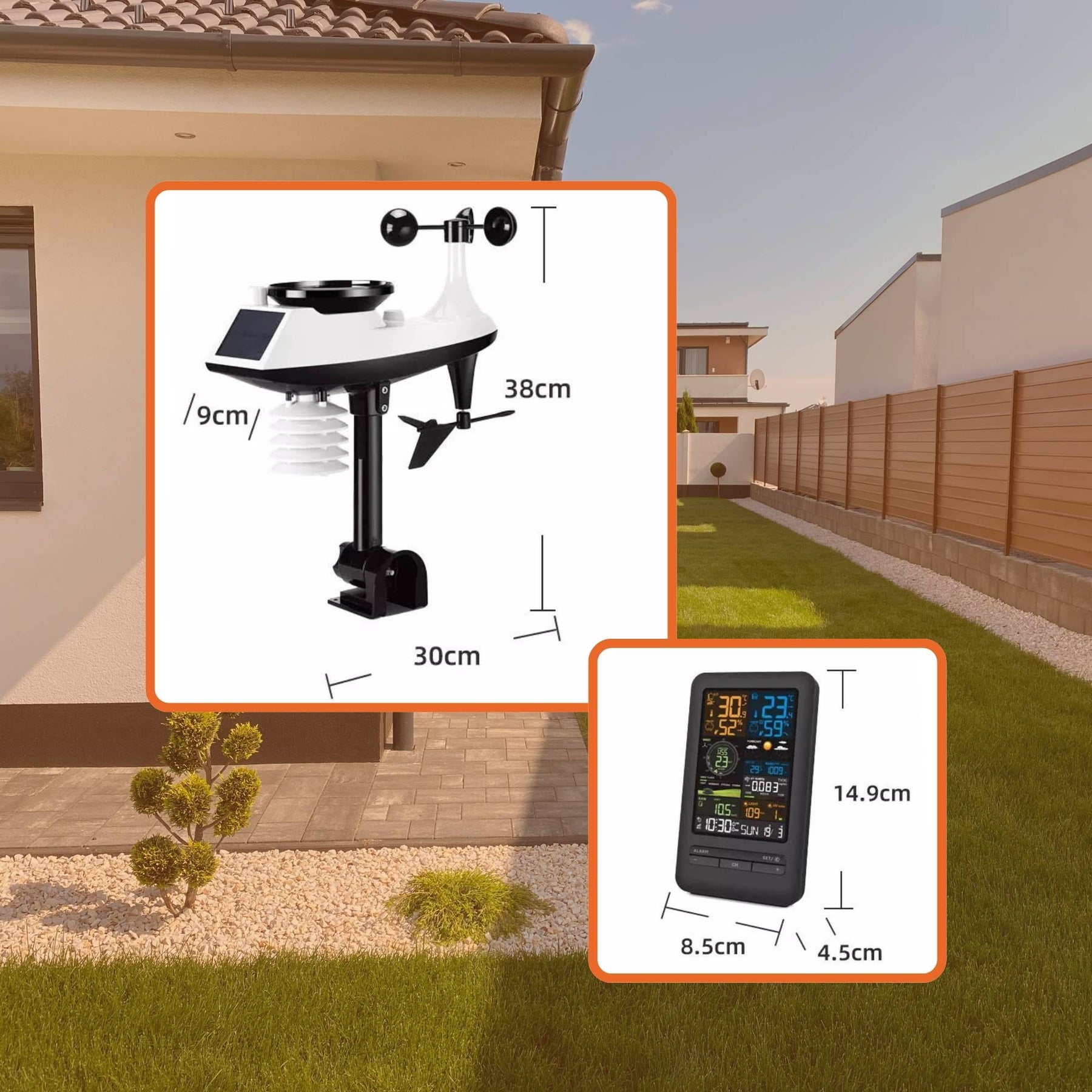 Tooleroo Weather Station 7-in-1 Professional Home Forecast Outdoor Sensor - SuperSaverAU - view 4