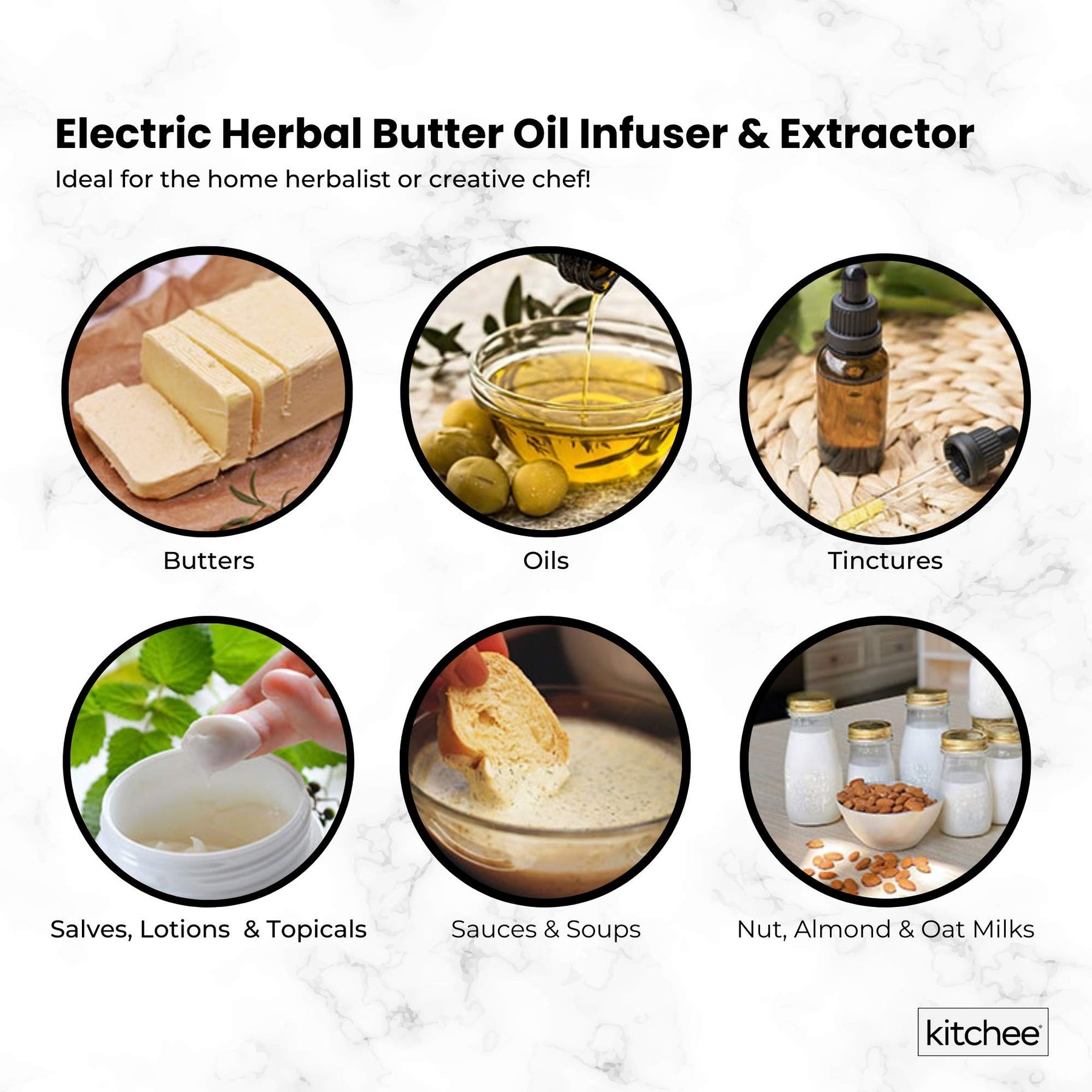 Kitchee Electric Butter Oil Herbal Infuser & Extractor + Decarboxylator Machine - SuperSaverAU - view 7