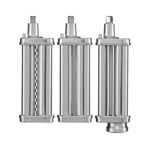 Kitchee Pasta Noodle Maker Roller Cutter Attachments - Compatible with KitchenAid Mixer - SuperSaverAU - view 1