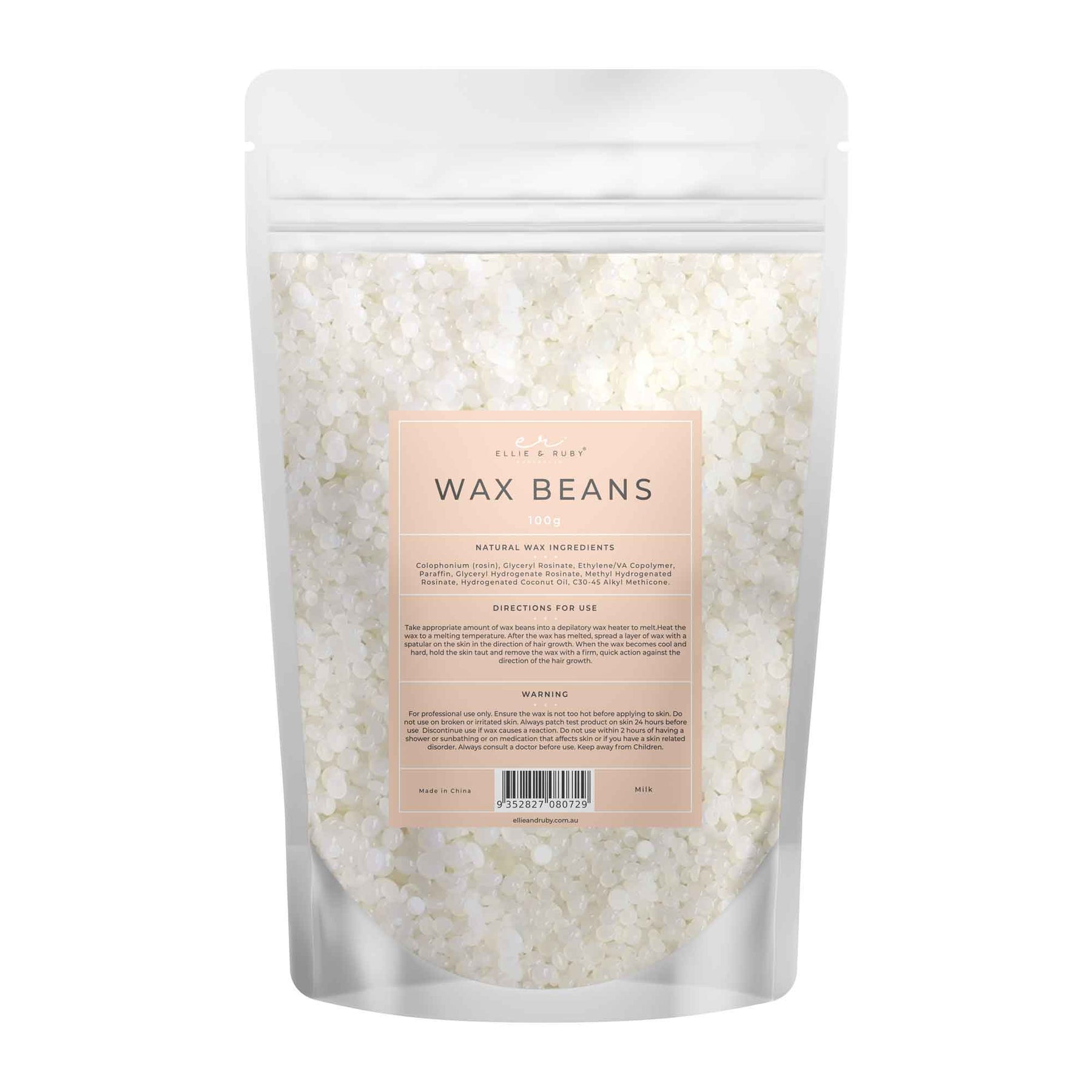100g Milk Wax Beads - Stripless Brazilian Hair Removal - SuperSaverAU - view 1