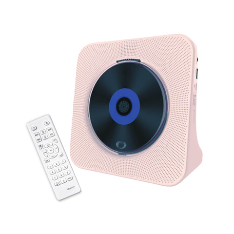 Tooleroo Bluetooth Portable Desktop CD Player Speaker - Pink