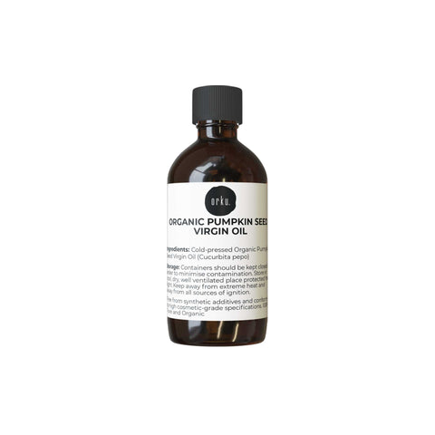 Orku Organic Pumpkin Seed Oil 100ml - Virgin Cold Pressed, Cosmetic Grade - SuperSaverAU - view 1