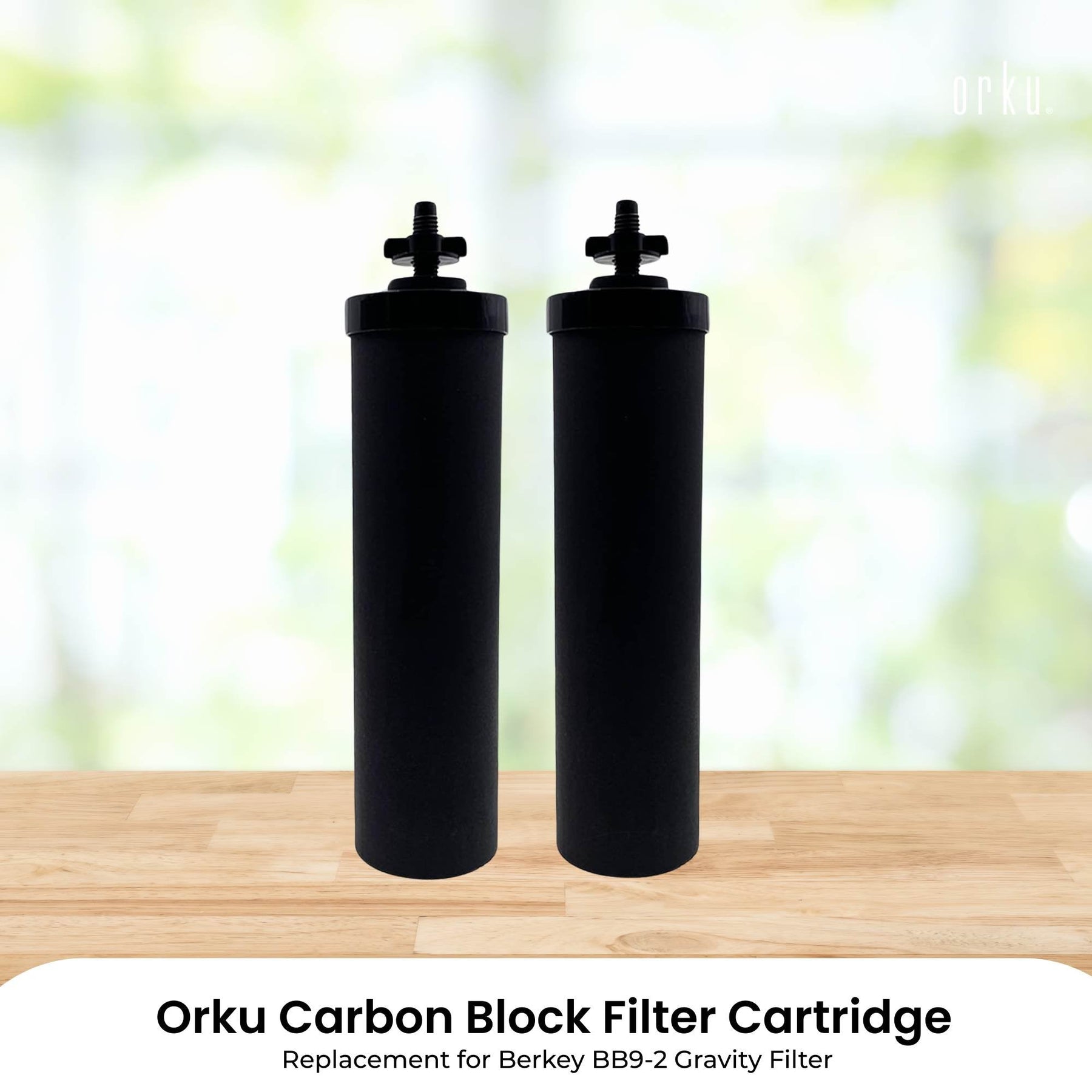 Orku Carbon Block Filter Cartridge - Replacement for Berkey BB9-2 Gravity Filter - SuperSaverAU - view 2