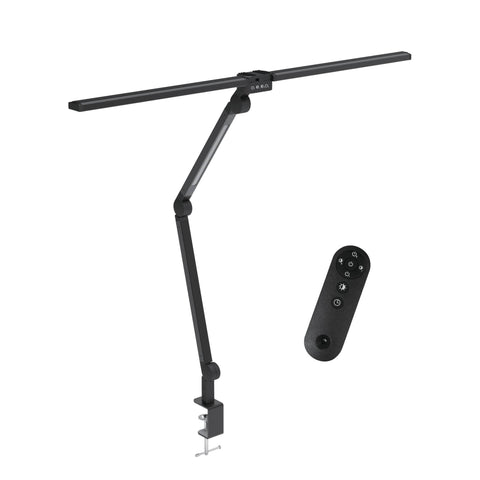 Kitchee Tri-Fold LED Desk Lamp 80cm - Dimmable, Eye-Care, Clamp Mount - SuperSaverAU - view 1