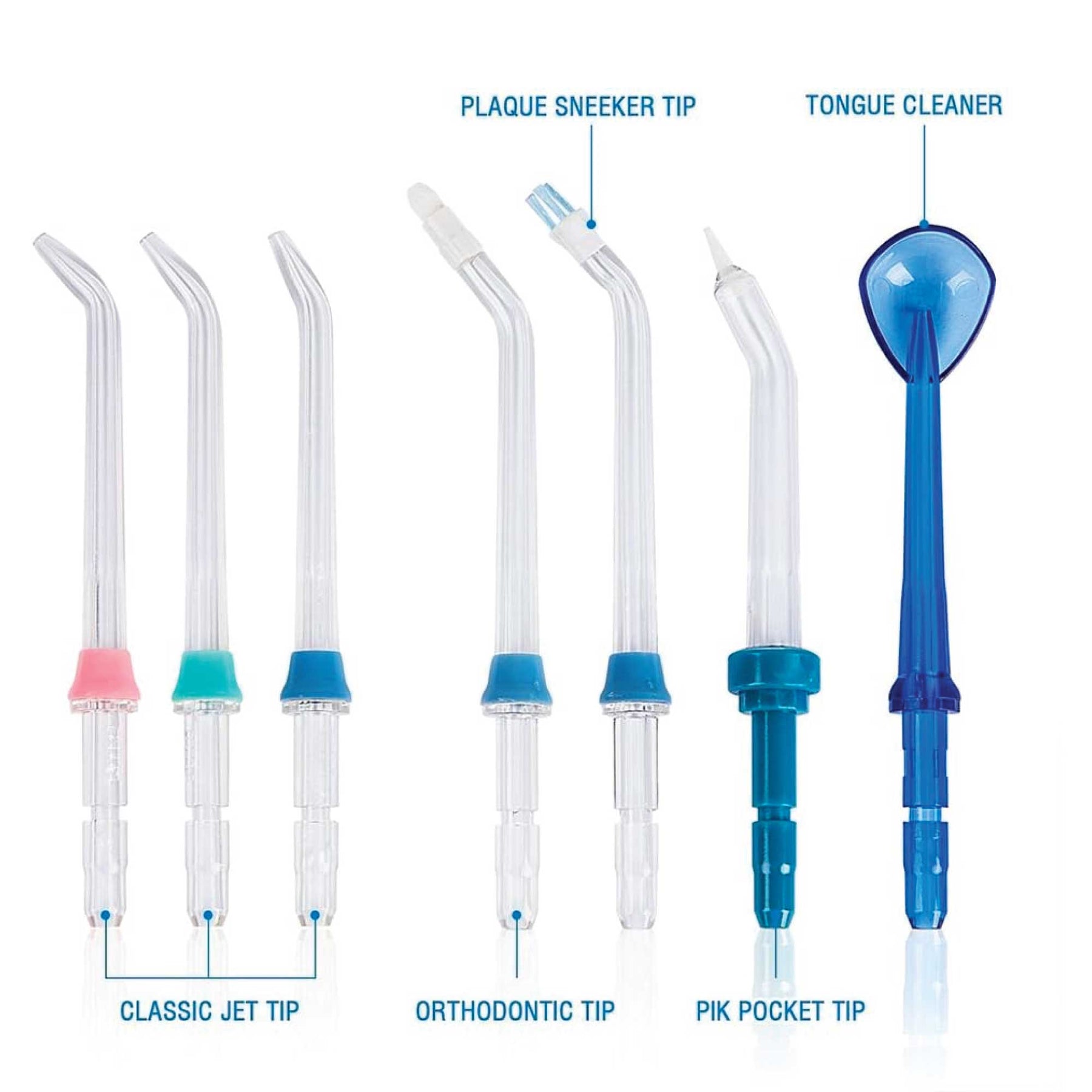 600ml Electric Dental Water Flosser Teeth Irrigator 10 Pressure Settings 7 Tips - SuperSaverAU - view 8