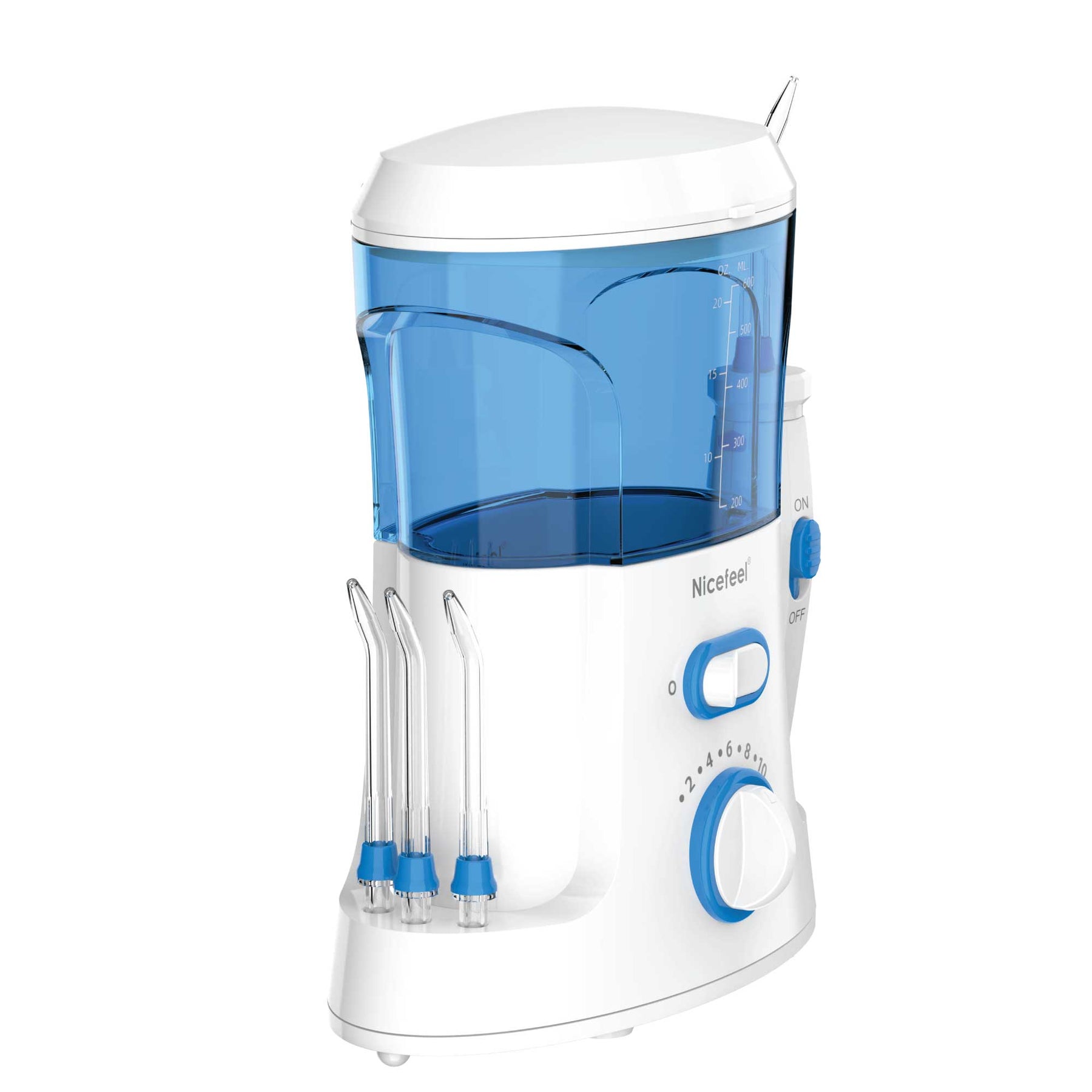 600ml Electric Dental Water Flosser Teeth Irrigator 10 Pressure Settings 7 Tips - SuperSaverAU - view 12
