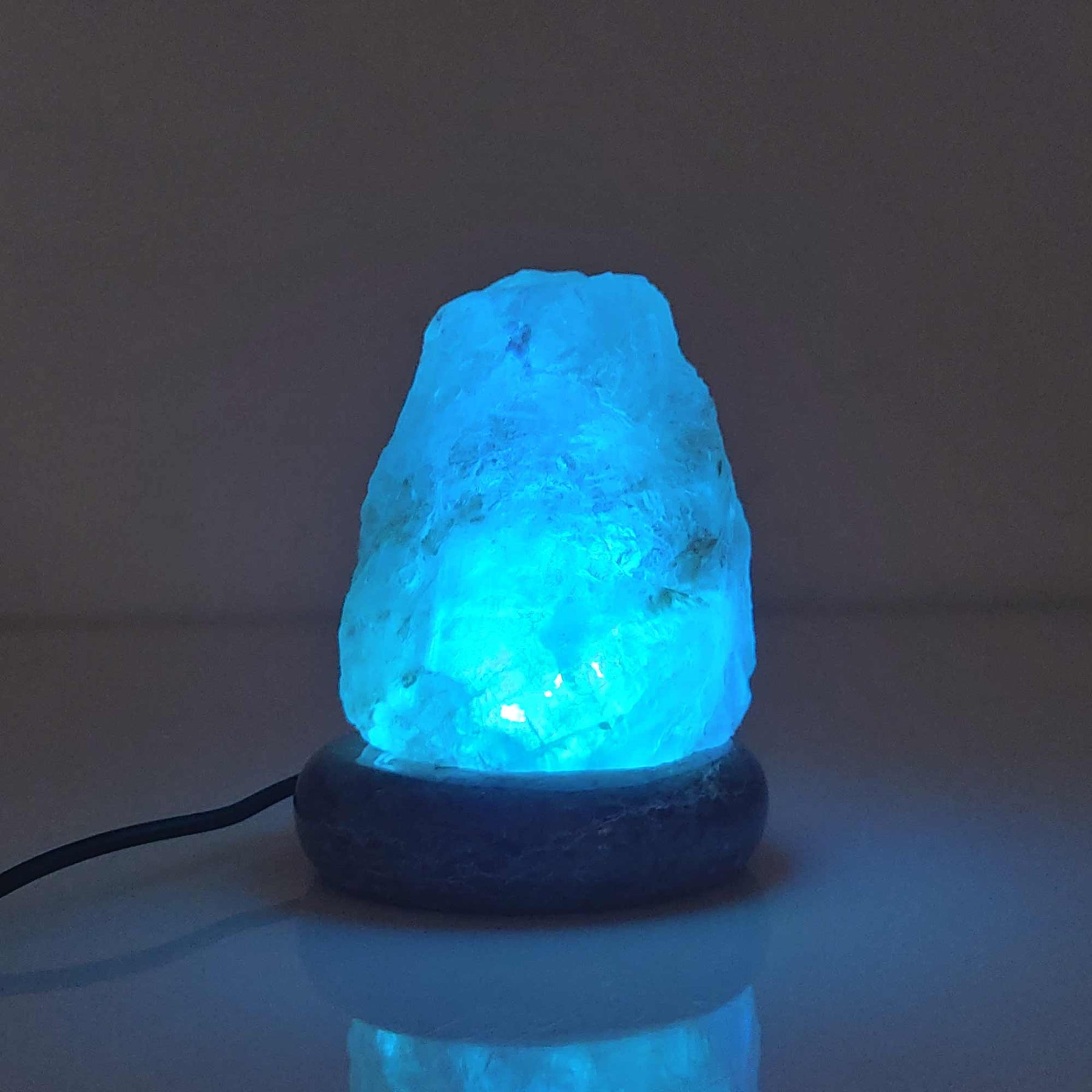 Himalayan Salt Collective USB Colour Changing Salt Lamp - Natural Shape 8.5cm - SuperSaverAU - view 4