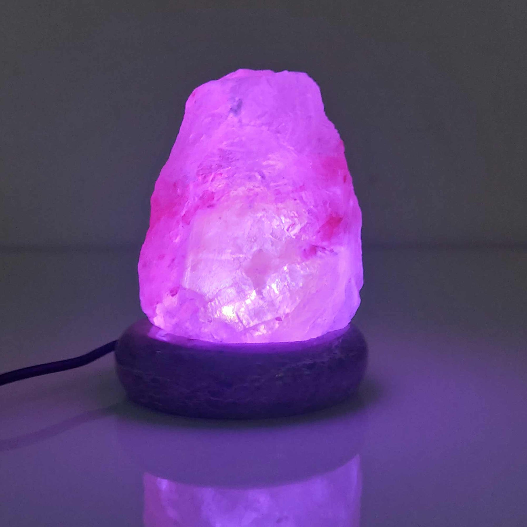 Himalayan Salt Collective USB Colour Changing Salt Lamp - Natural Shape 8.5cm - SuperSaverAU - view 6