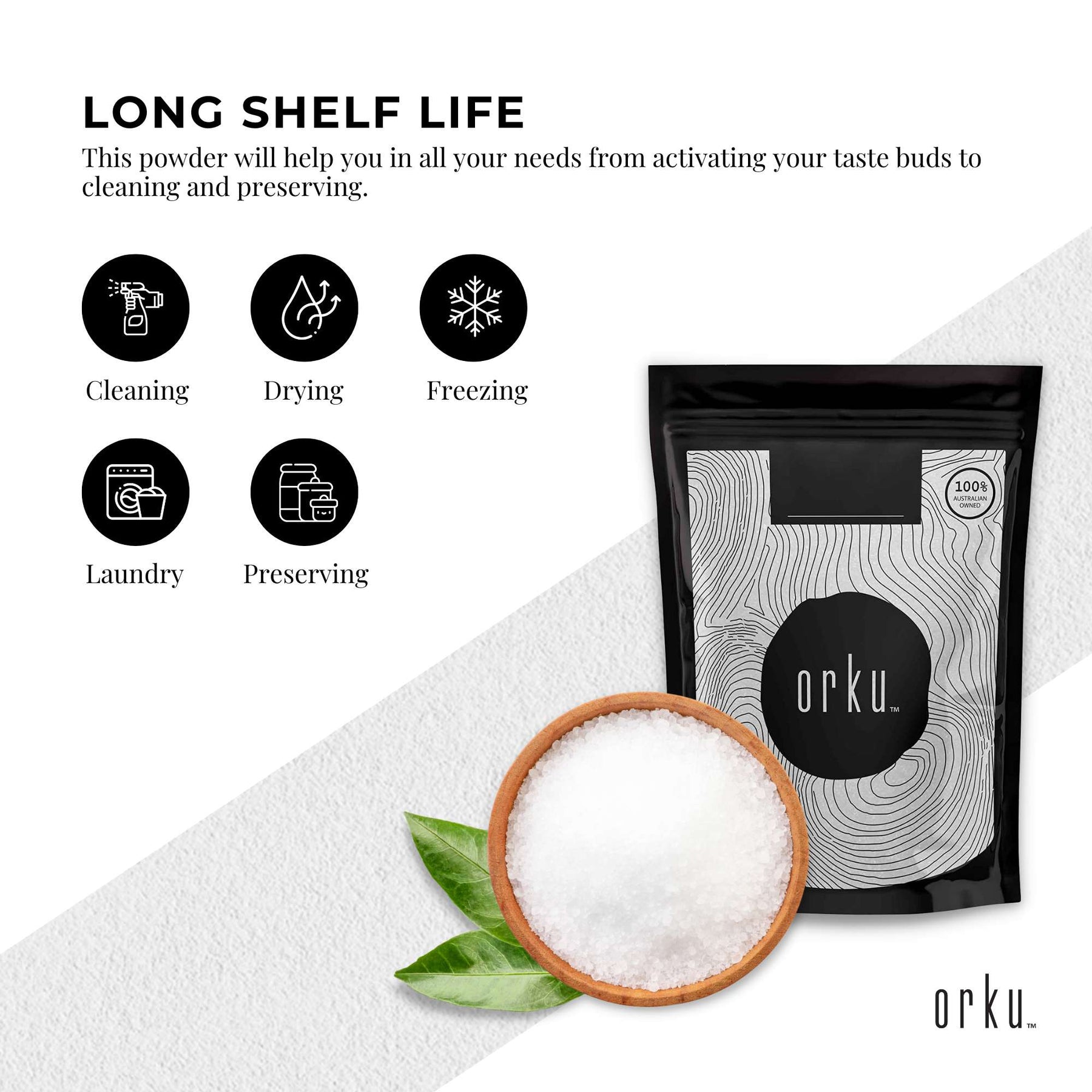 200g Citric Acid Powder - Food Grade Anhydrous GMO Free Preservative c6h807 - SuperSaverAU - view 3