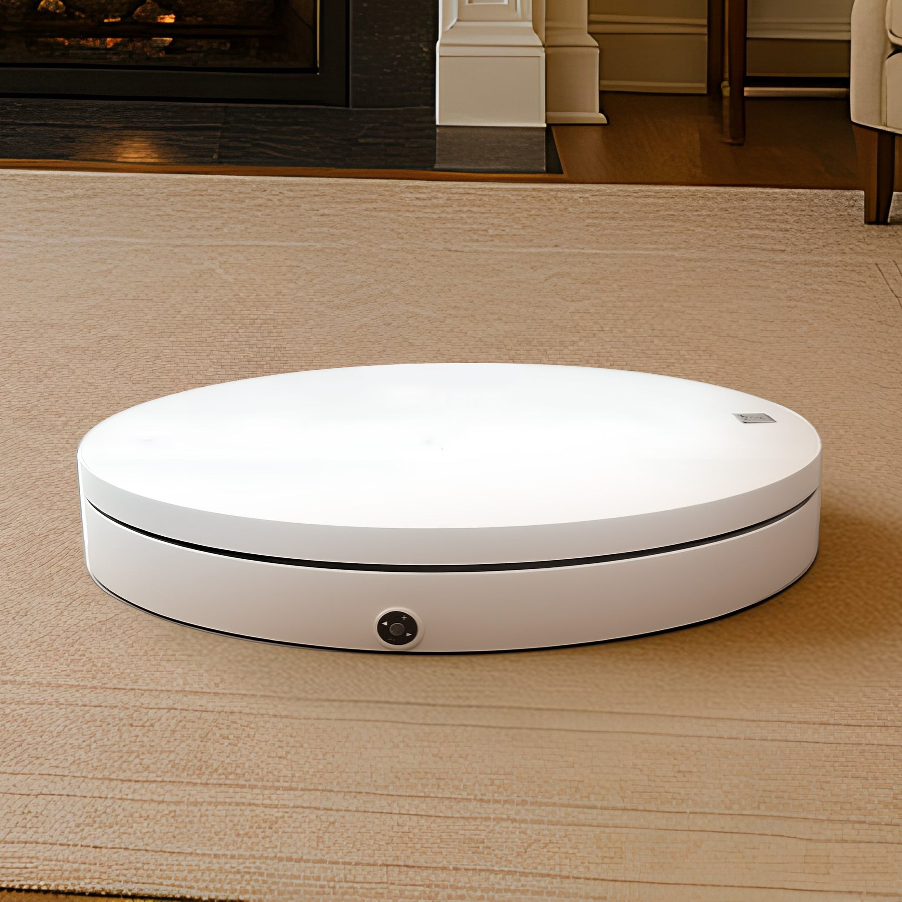 Christabelle 80cm 200kg Commercial Electric Display Turntable Motorised White - SuperSaverAU - view 3