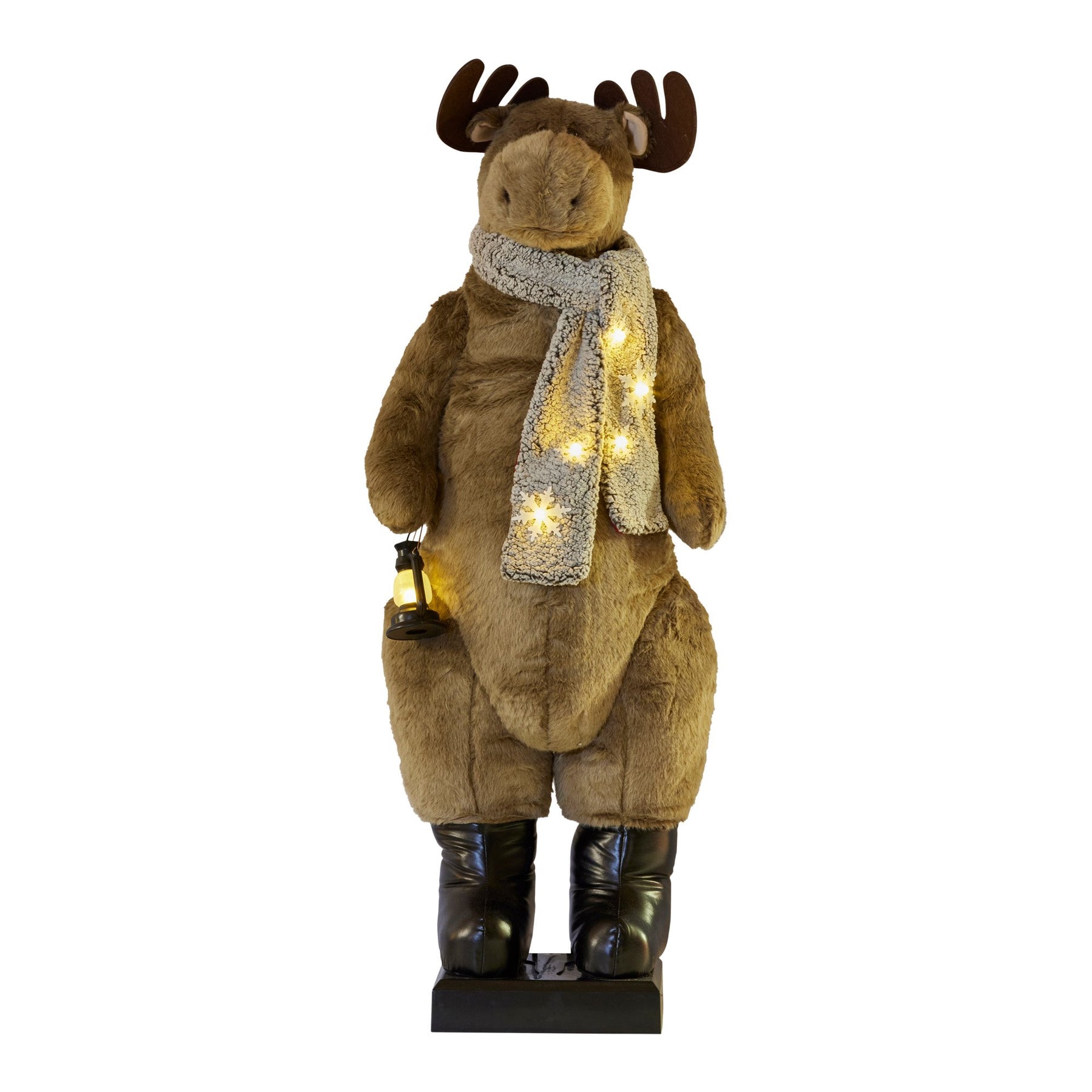 Christabelle 1.5m Musical LED Animated Christmas Moose Decoration Light-Up Lantern Ornament - SuperSaverAU - view 1