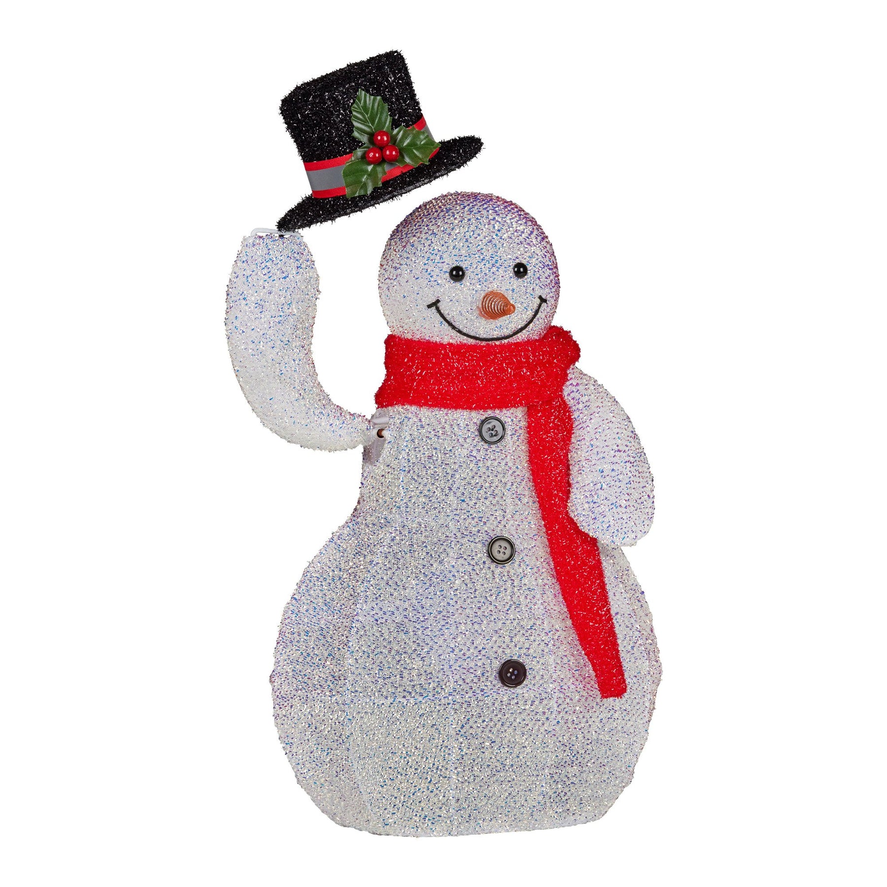 Christabelle 51cm Animated Snowman Christmas Display Decoration Led Lights Xmas - SuperSaverAU - view 3