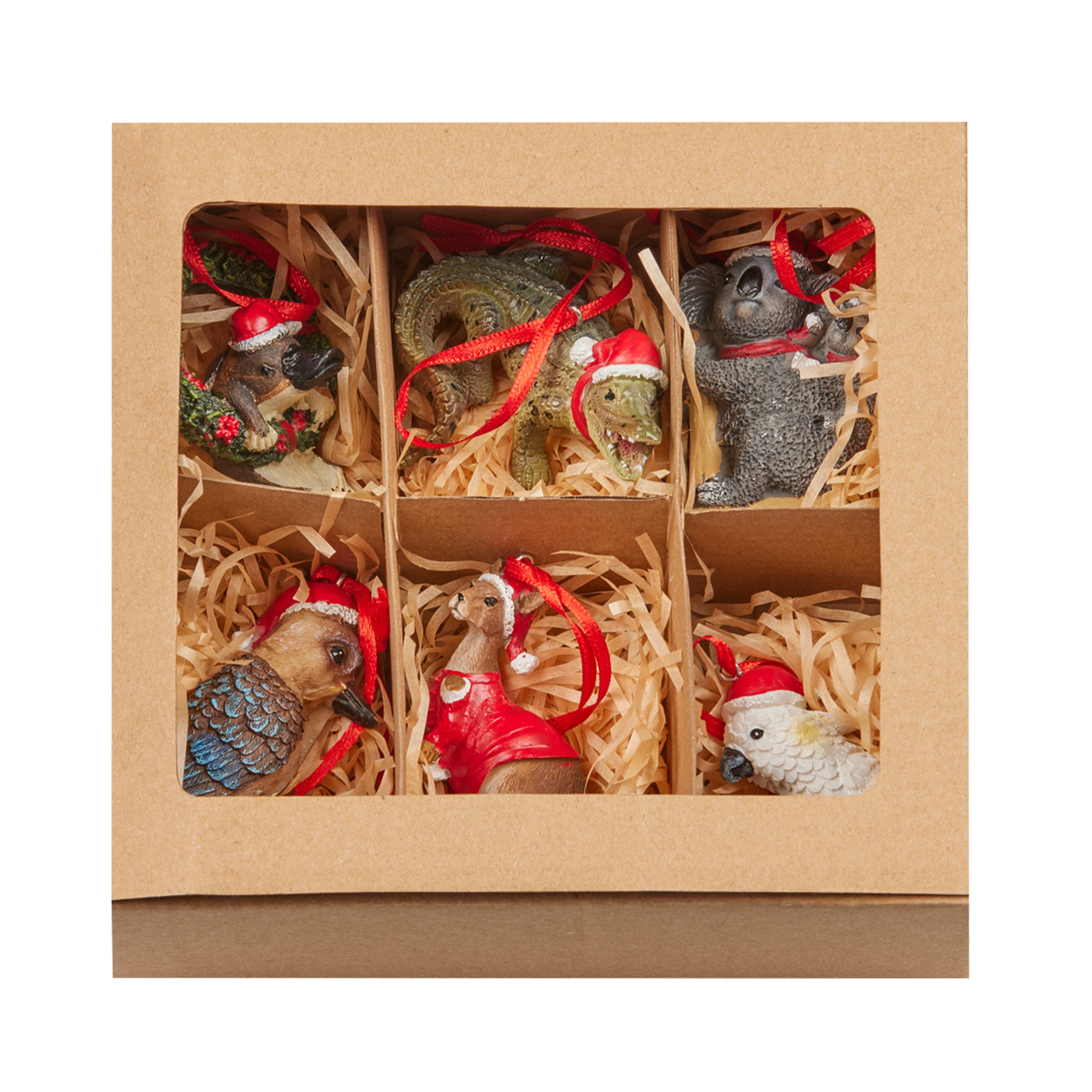 Christabelle Aussie Animals Christmas Decoration Gift Pack - 6 Baubles, 7-8cm - SuperSaverAU - view 5
