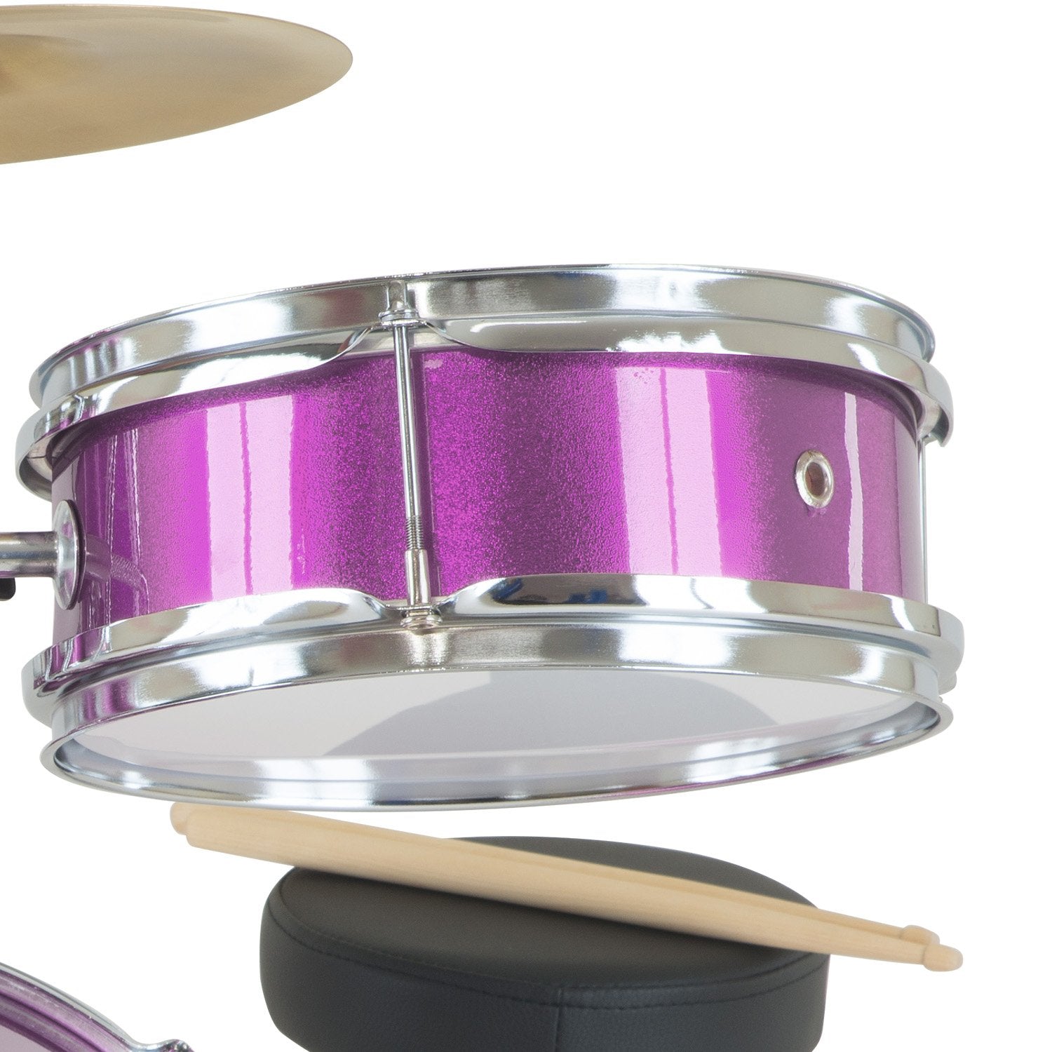 Karrera Children's 4pc Drum Kit - Purple
