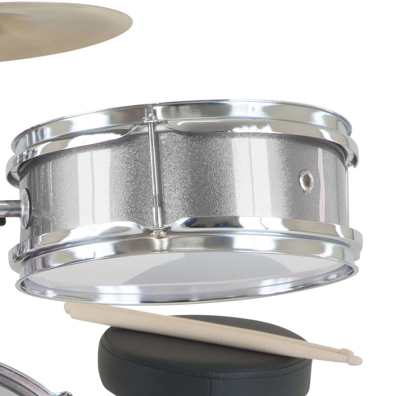 Karrera Children's 4pc Drum Kit - Silver