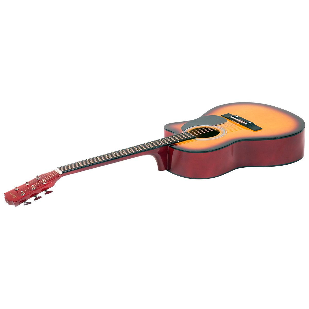 Karrera 40in Acoustic Cutaway Guitar Set - Sunburst