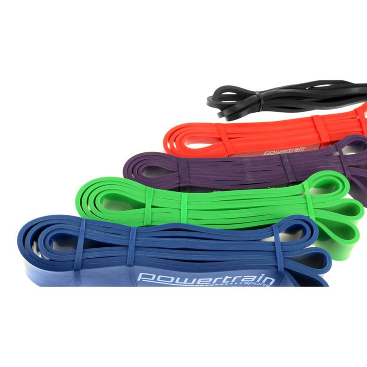 Powertrain 5x Home Workout Resistance Bands Gym Exercise - SuperSaverAU - view 2