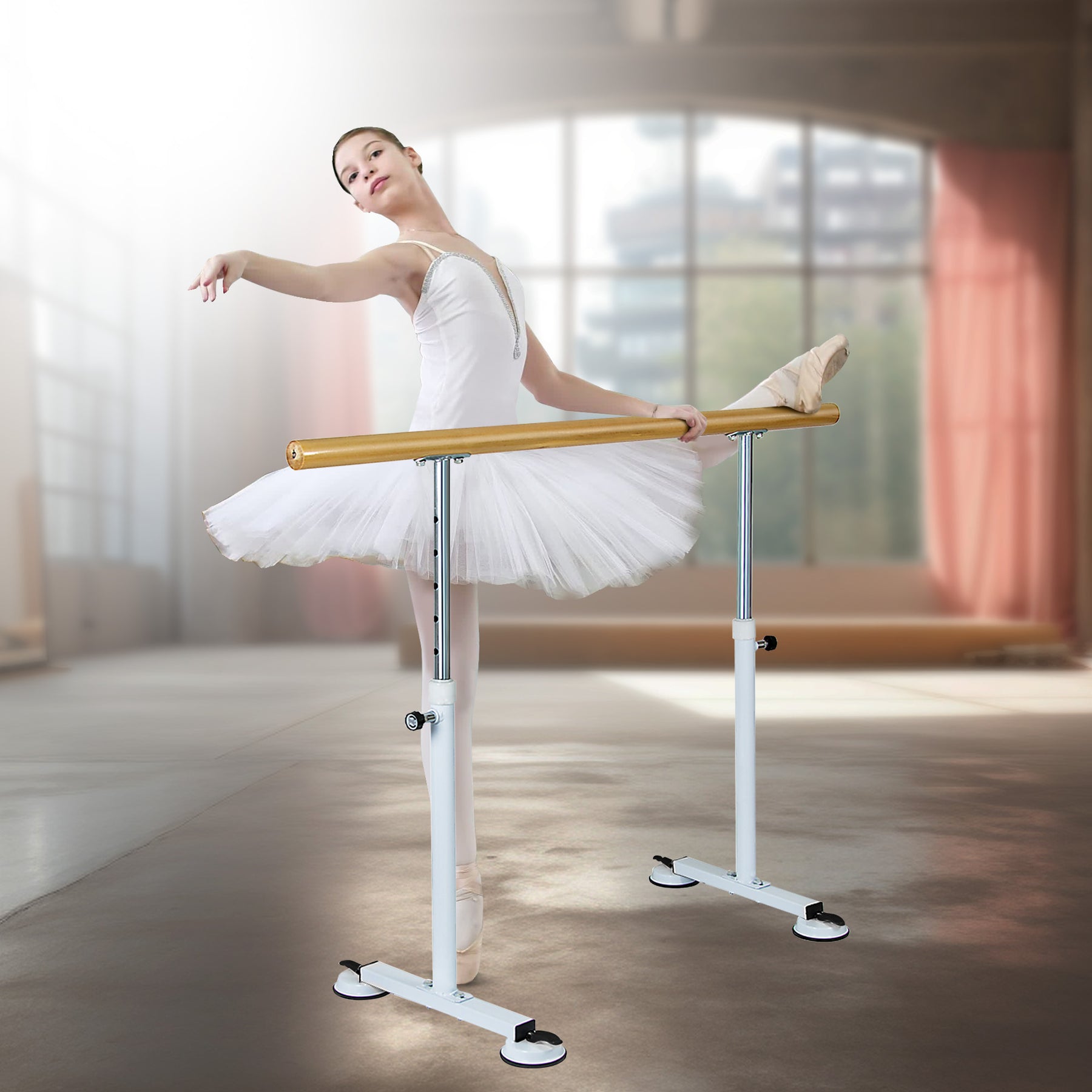Powertrain Freestanding Ballet Barre - 1.5m - SuperSaverAU - view 8
