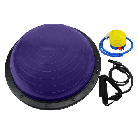 Powertrain Fitness Yoga Ball Home Gym Workout Balance Trainer Purple - SuperSaverAU - view 1