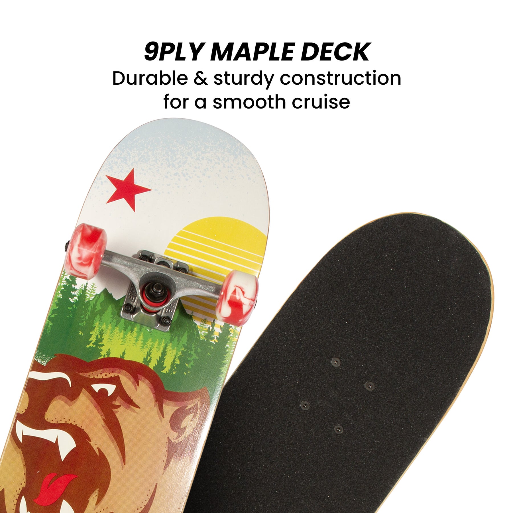 Kryptonics 31-Inch Star Series Complete Skateboard - SuperSaverAU - view 7