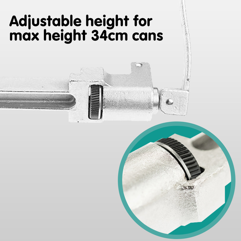 Klika Commercial Can Opener, Heavy Duty Cast Iron, 48cm, Countertop Mounting - SuperSaverAU - view 4