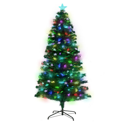 Christabelle 1.2m Enchanted Pre Lit Fibre Optic Christmas Tree Stars Xmas Decor - SuperSaverAU - view 1