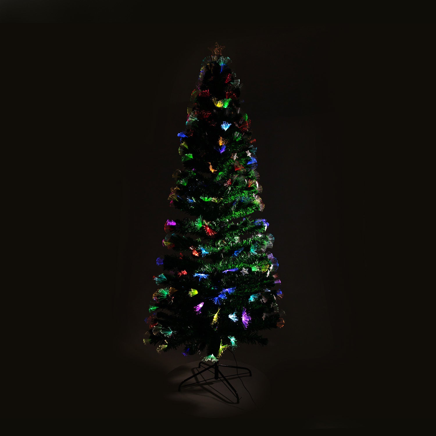 Christabelle 1.5m Enchanted Pre Lit Fibre Optic Christmas Tree Stars Xmas Decor - SuperSaverAU - view 3