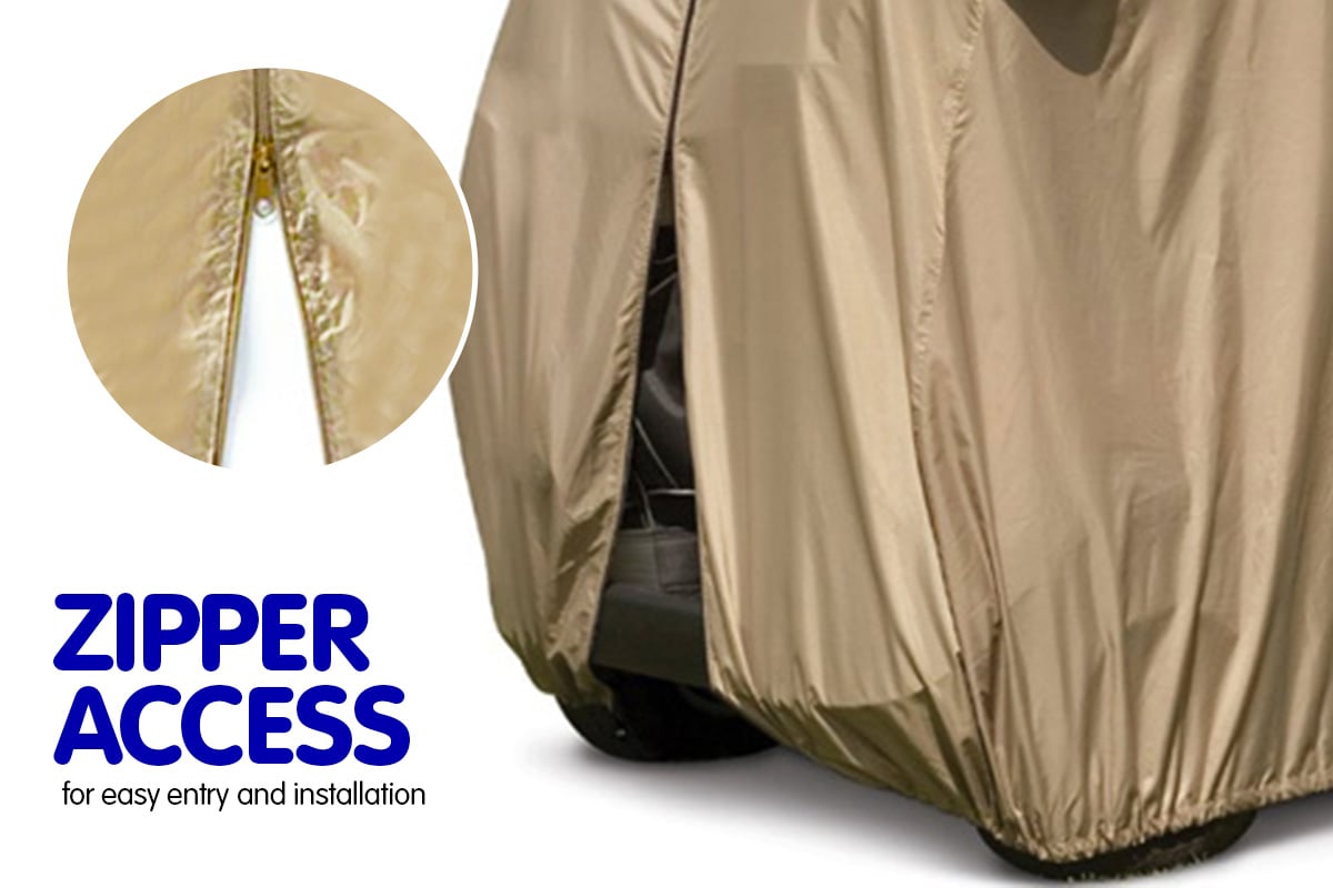 Samson 2 Seater Golf Cart Buggy Waterproof Cover - SuperSaverAU - view 2