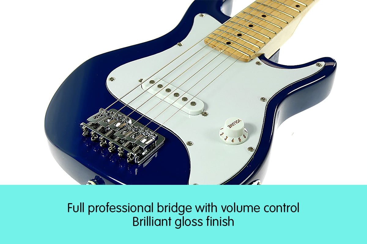 Karrera 30in Children's Electric Guitar - Blue