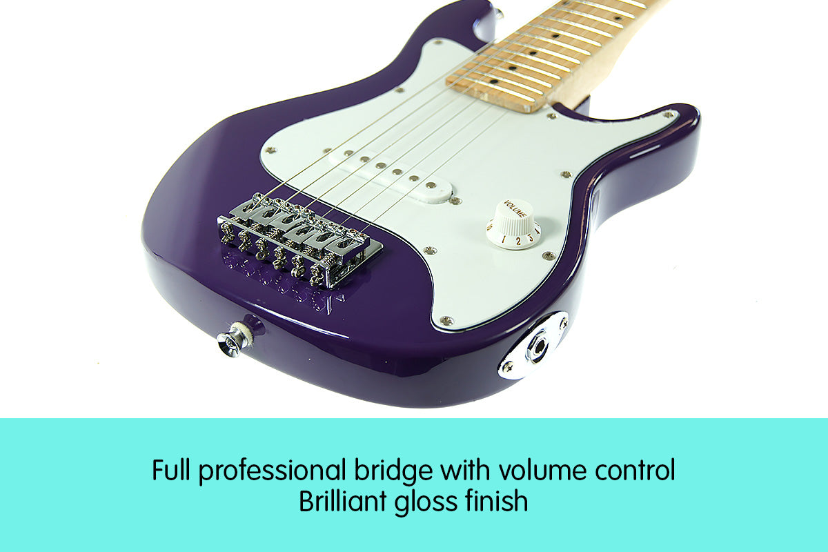 Karrera 30in Children's Electric Guitar - Purple