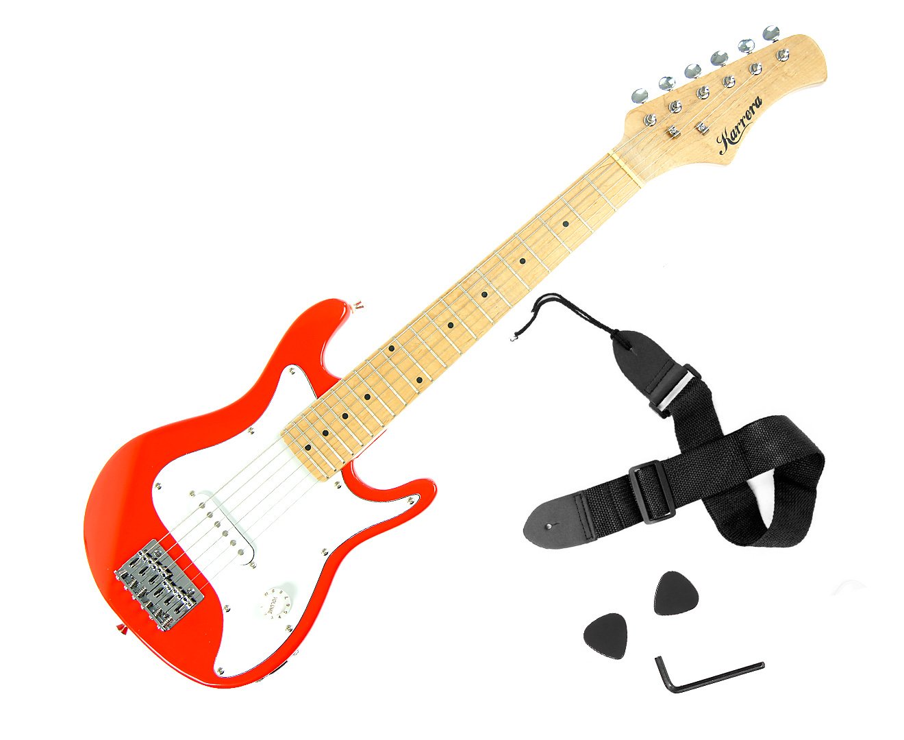 Karrera 30in Children's Electric Guitar - Red